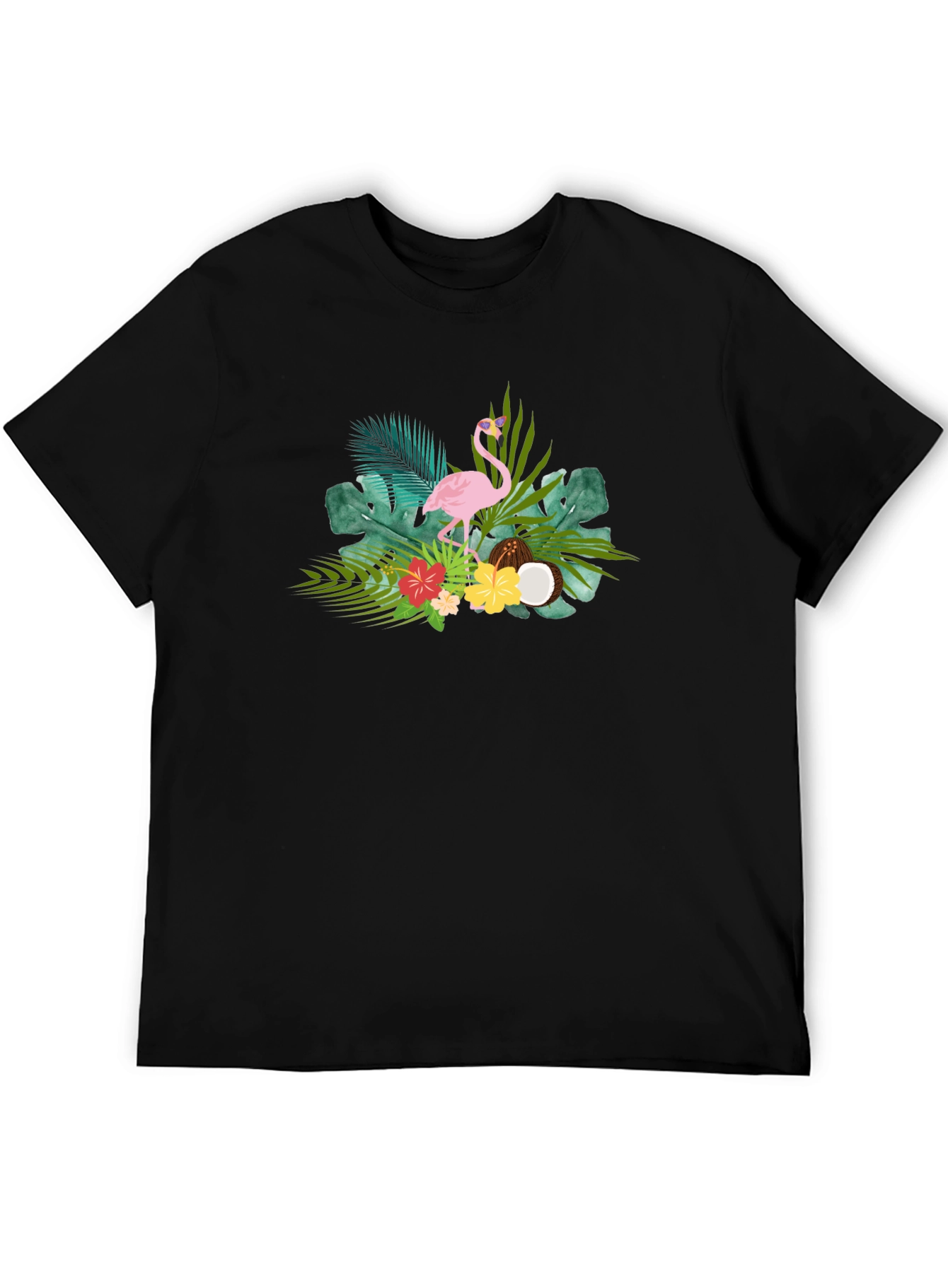 Tropical Flamingo Graphic Tee