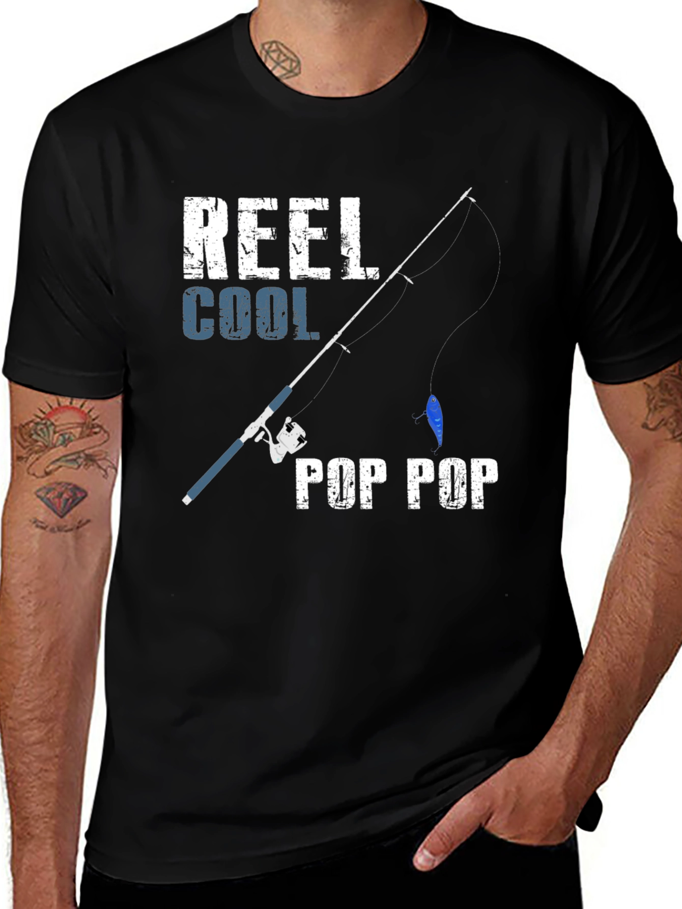 Reel Cool Pop Pop Fishing T-Shirt