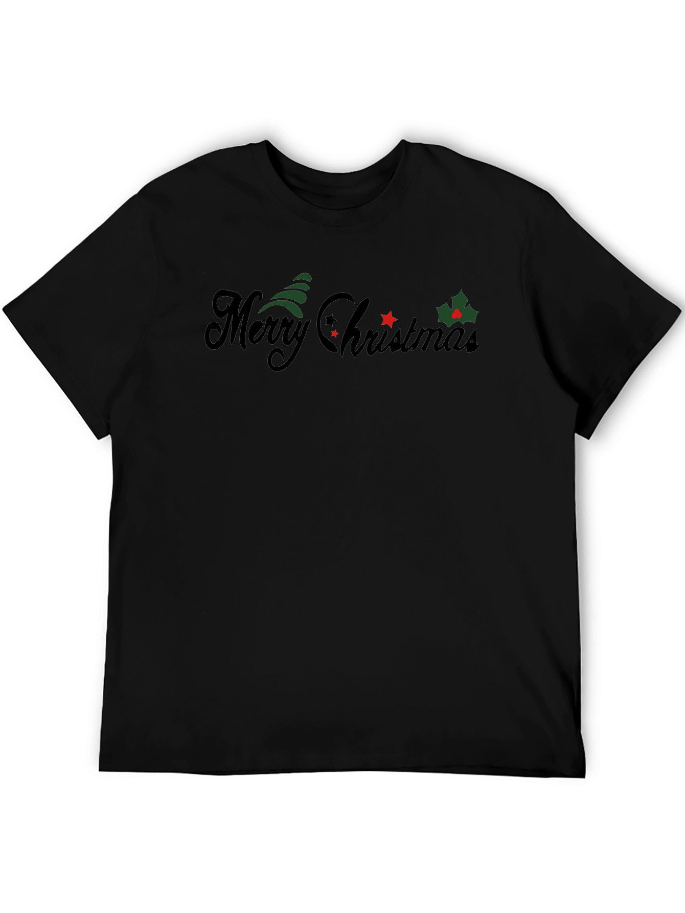 Merry Christmas Graphic Tee - Holiday Festive Style
