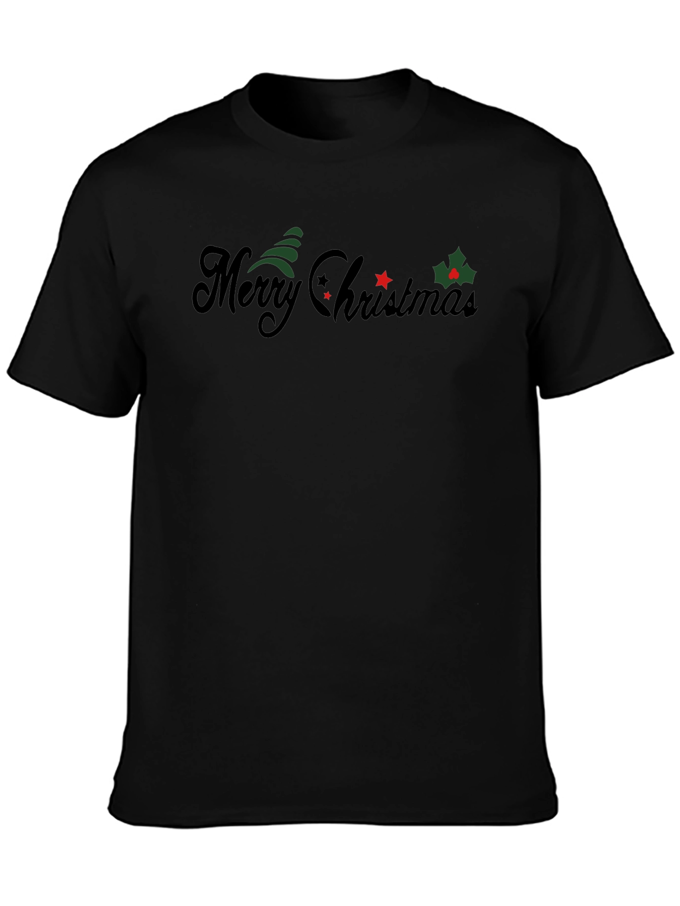 Merry Christmas Graphic Tee - Holiday Festive Style