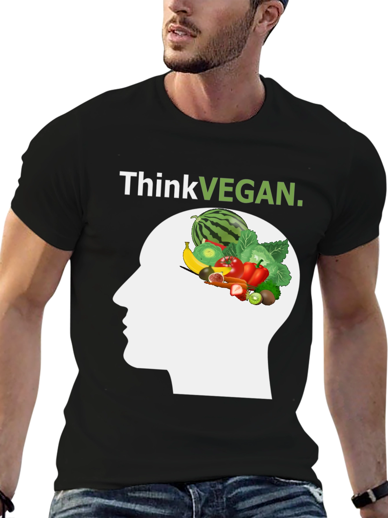 Think Vegan T-Shirt - Unisex Graphic Tee