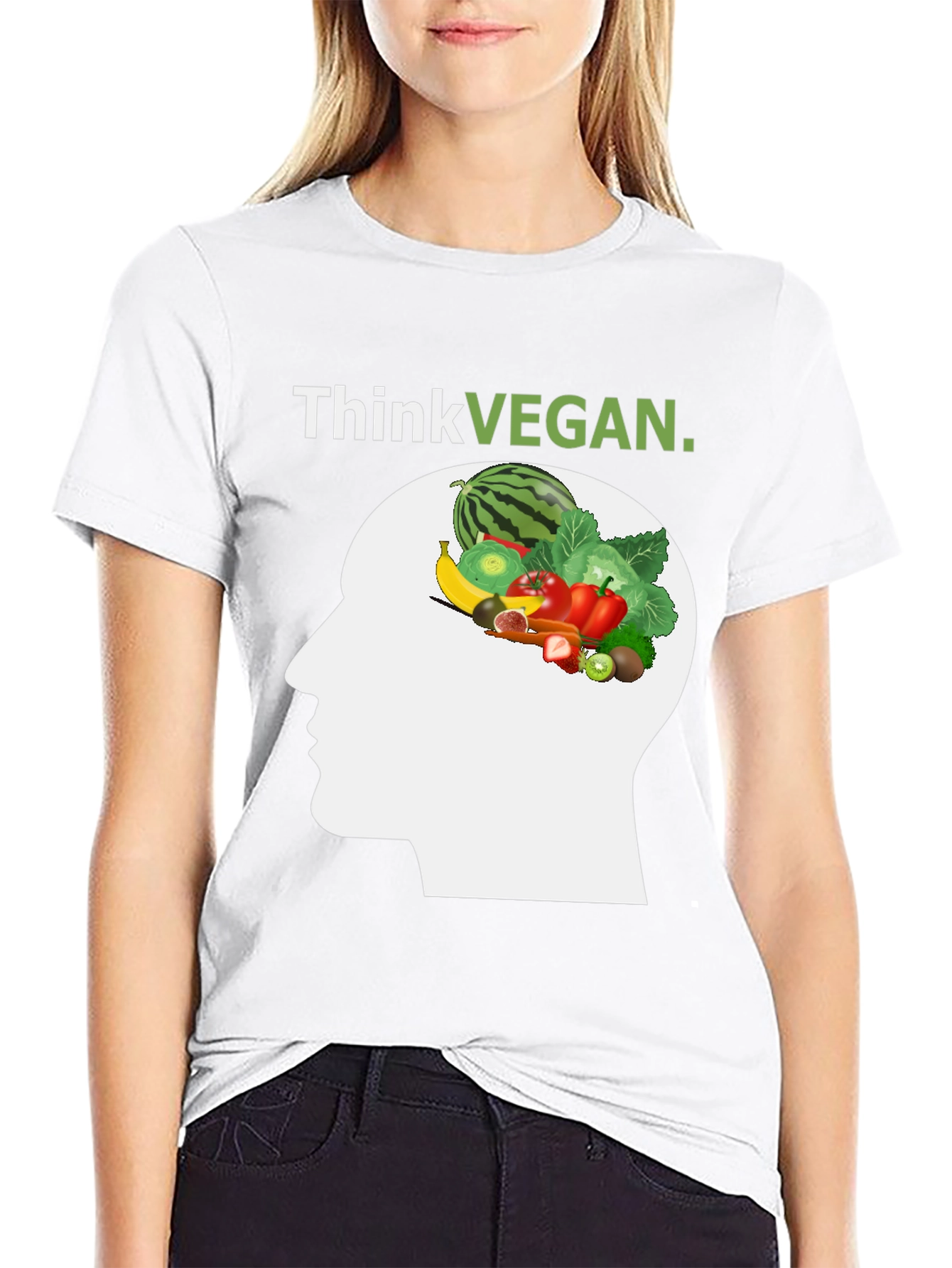 Think Vegan T-Shirt - Unisex Graphic Tee
