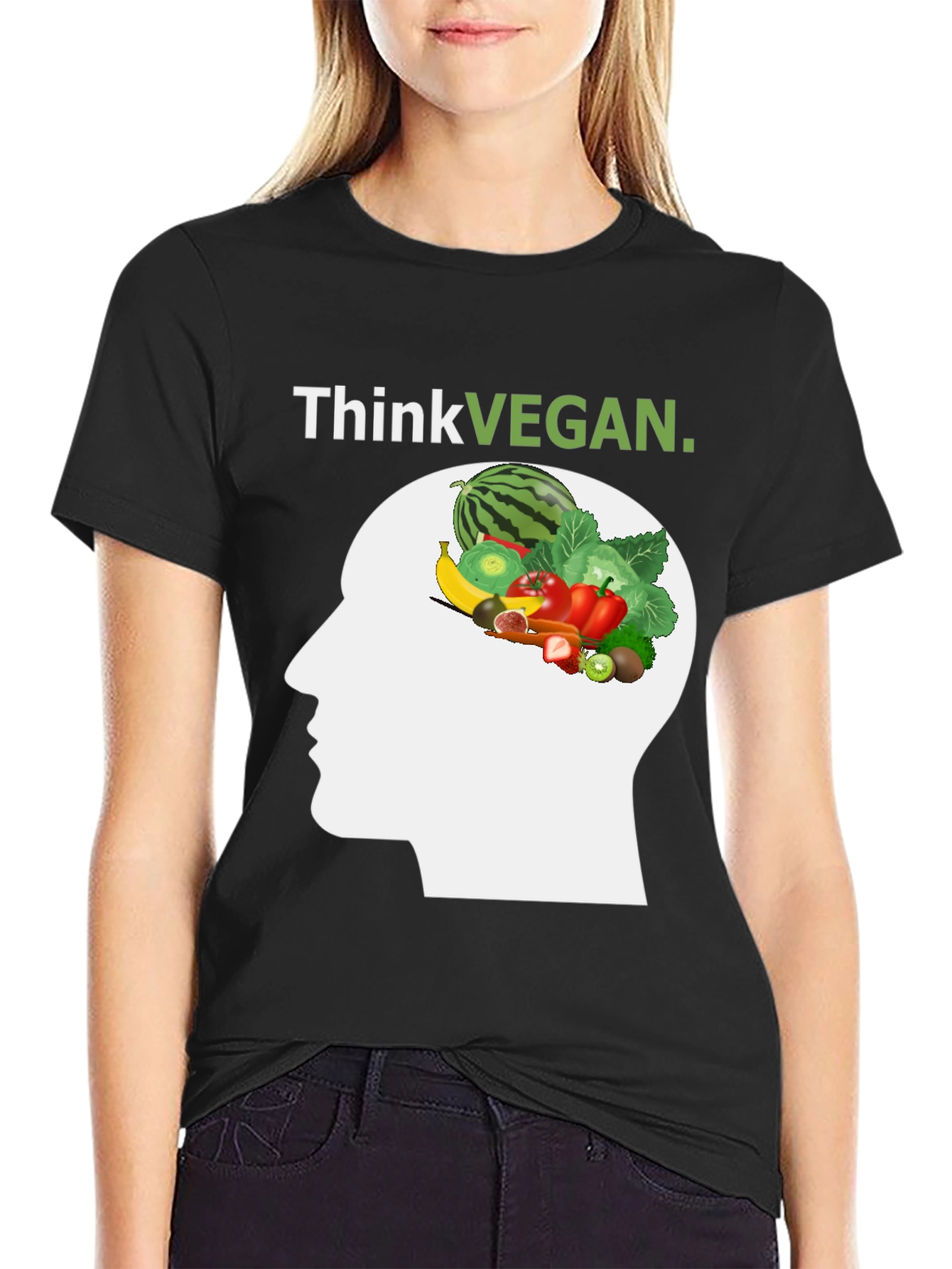 Think Vegan T-Shirt - Unisex Graphic Tee