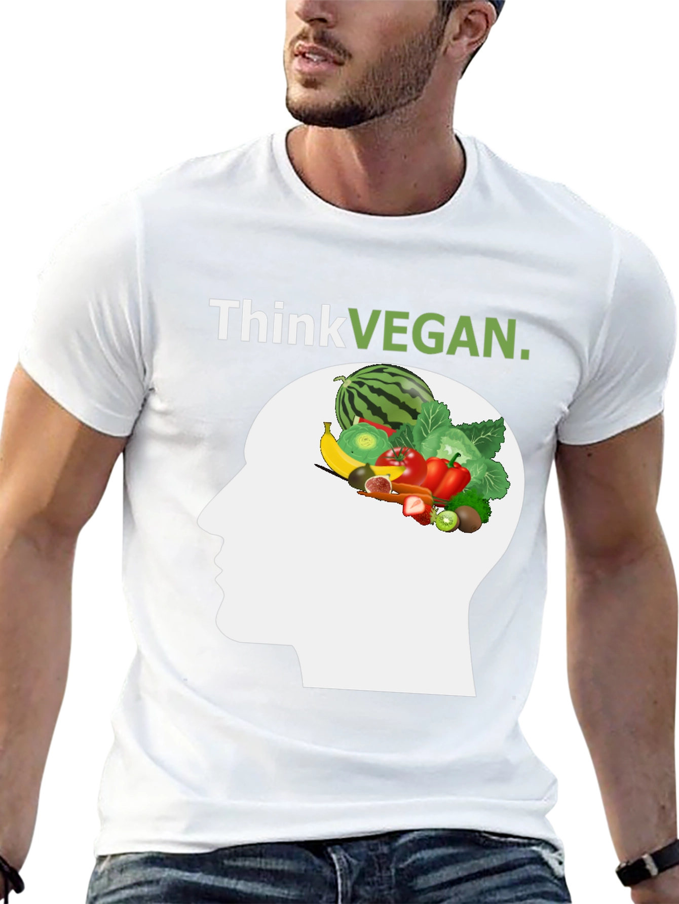 Think Vegan T-Shirt - Unisex Graphic Tee