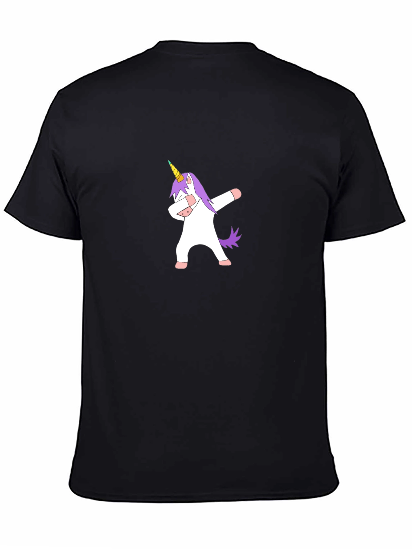 Unicorn Dab Black T-Shirt