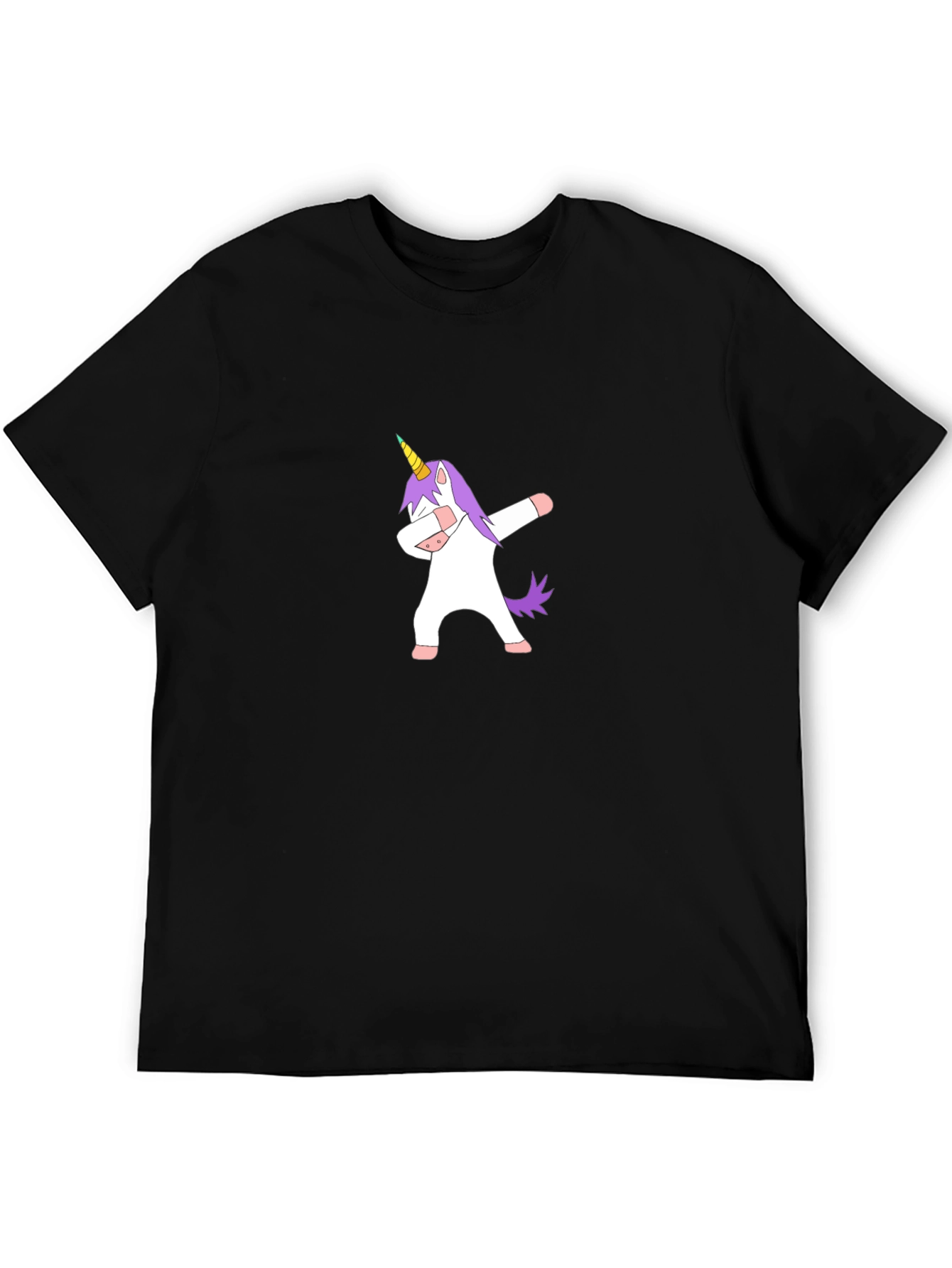 Unicorn Dab Black T-Shirt