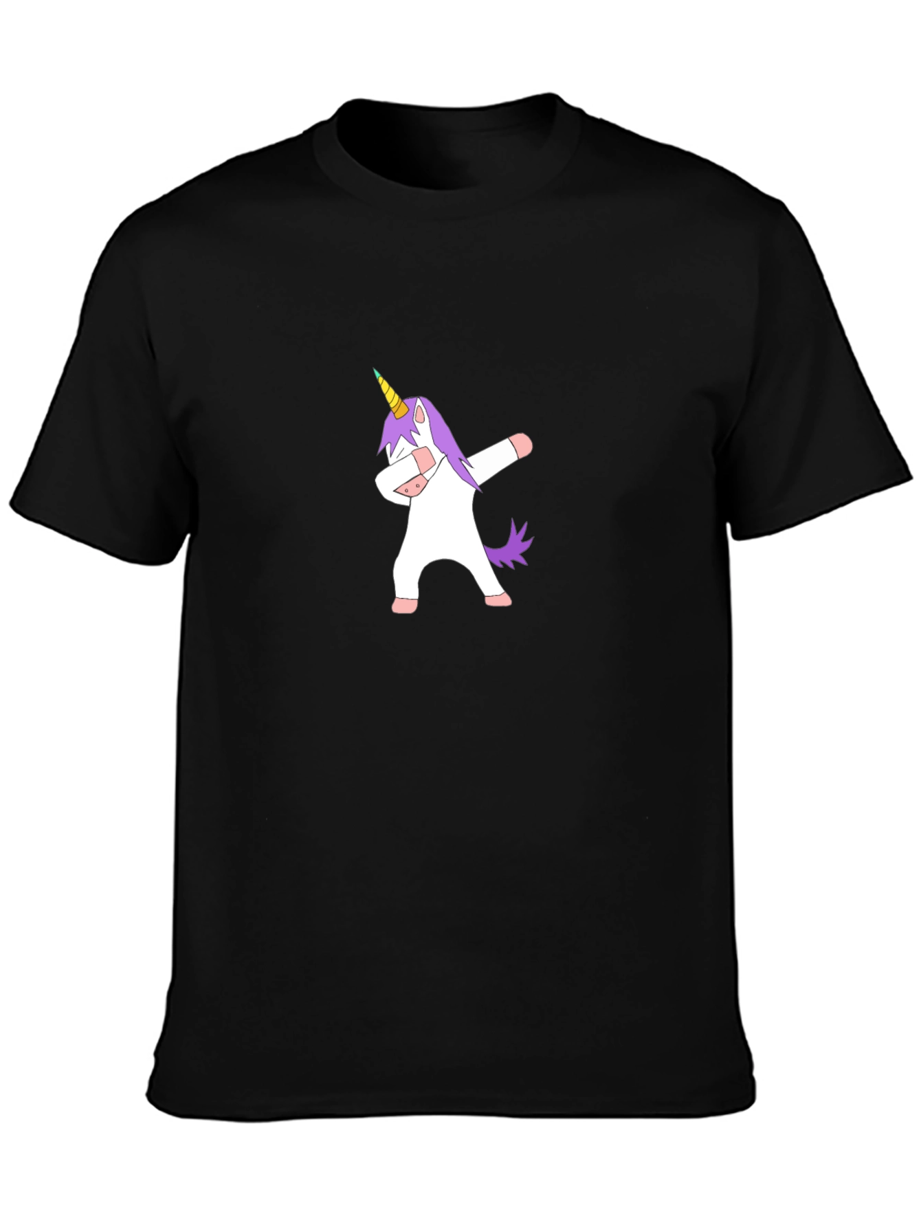 Unicorn Dab Black T-Shirt