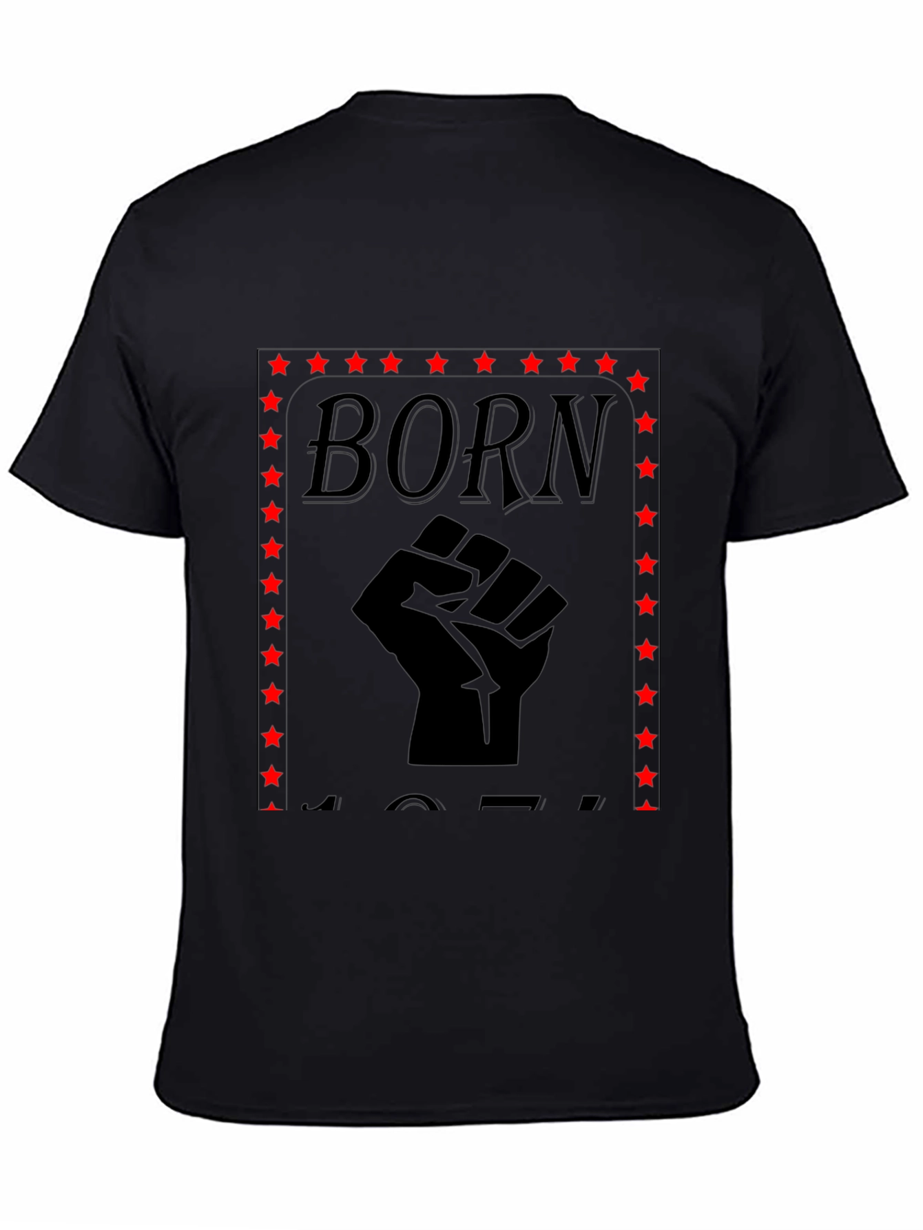 Born Fist Black T-Shirt