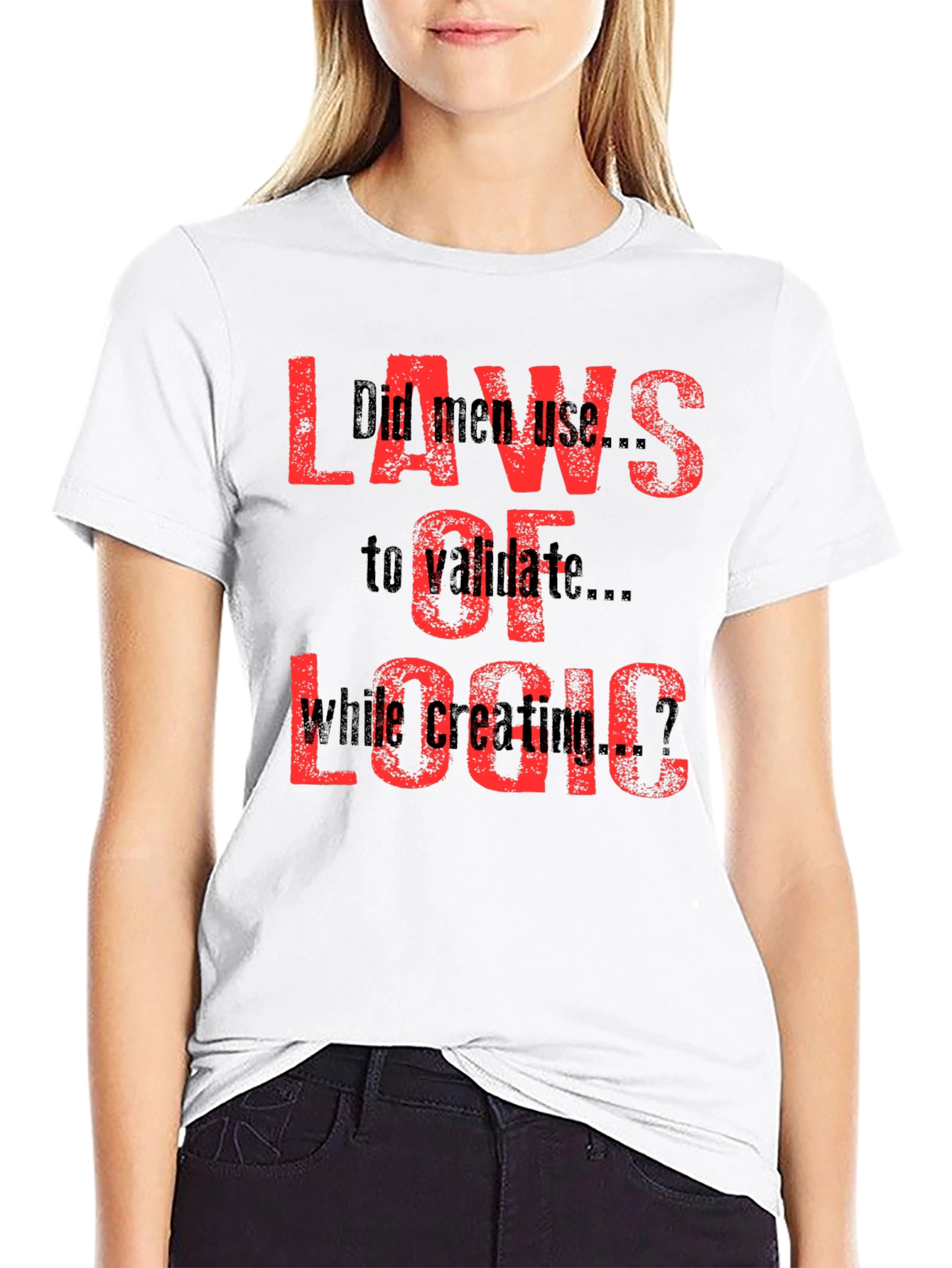 Laws Of Logic Black T-Shirt