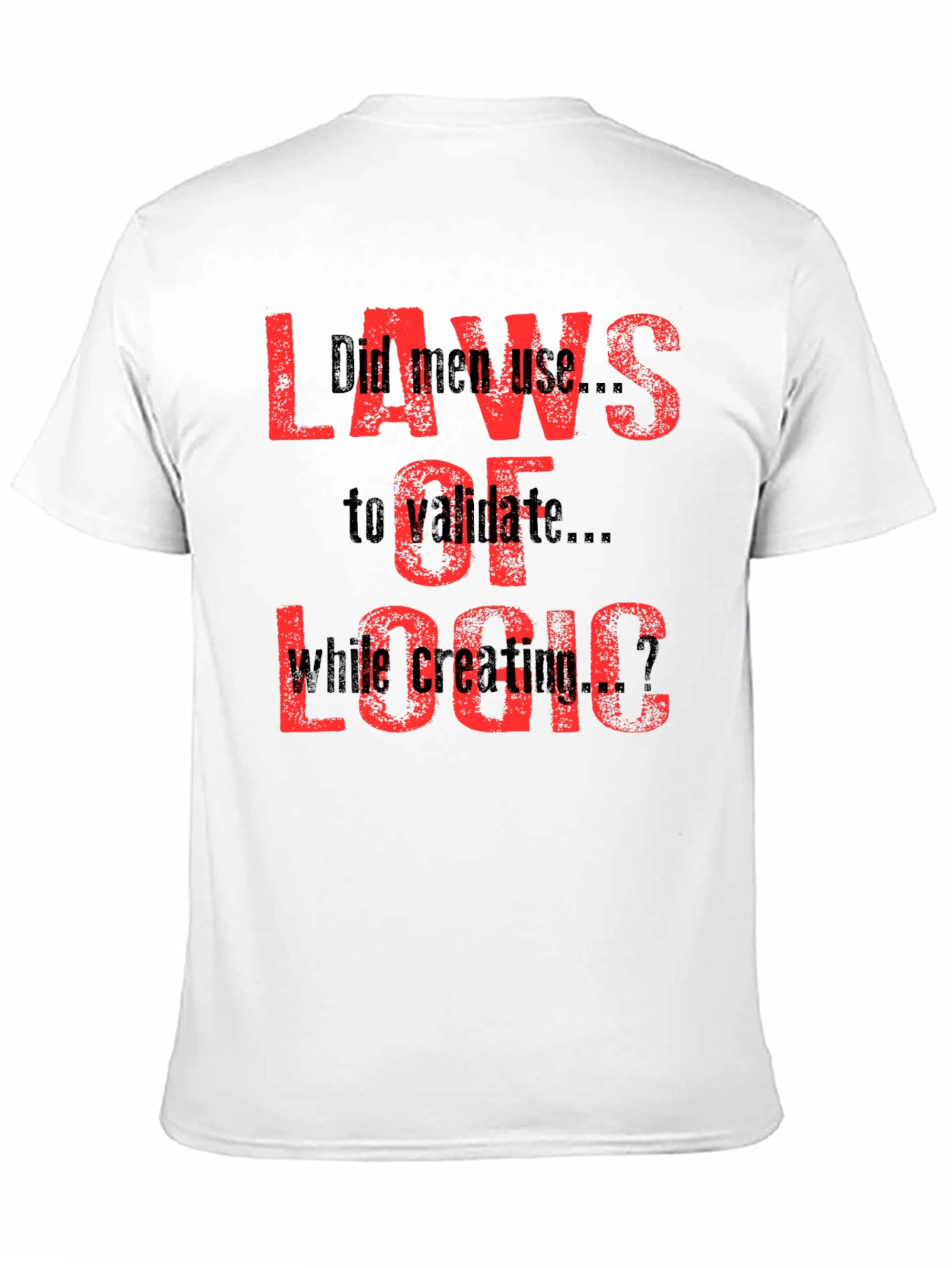 Laws Of Logic Black T-Shirt