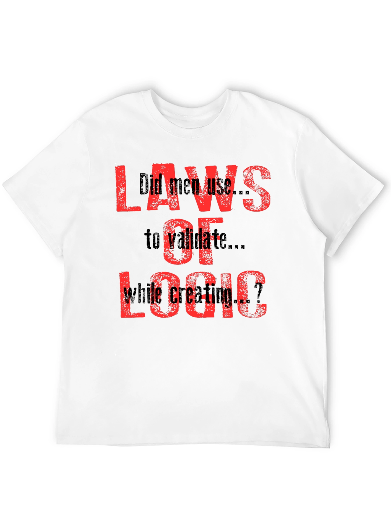Laws Of Logic Black T-Shirt