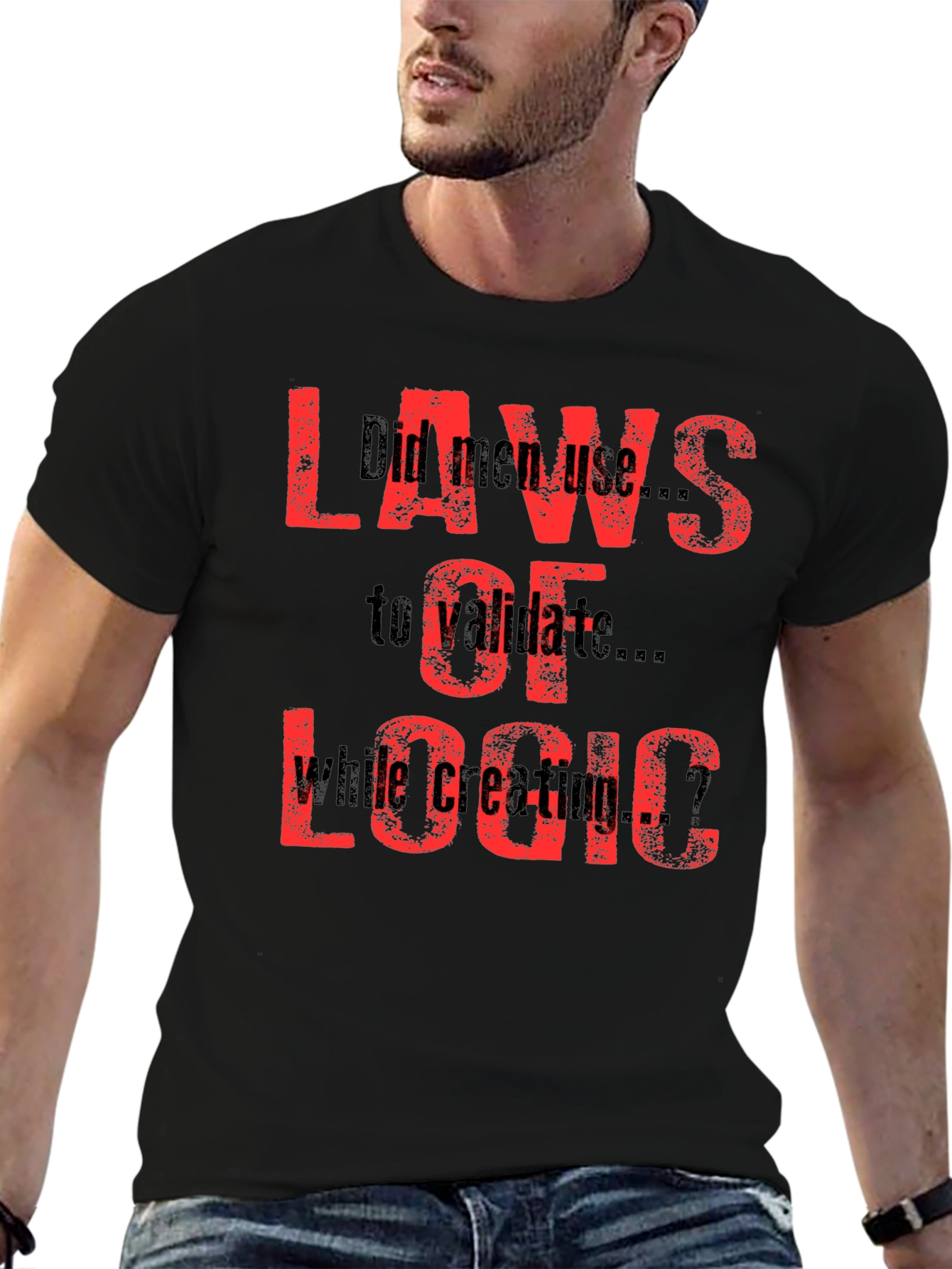 Laws Of Logic Black T-Shirt