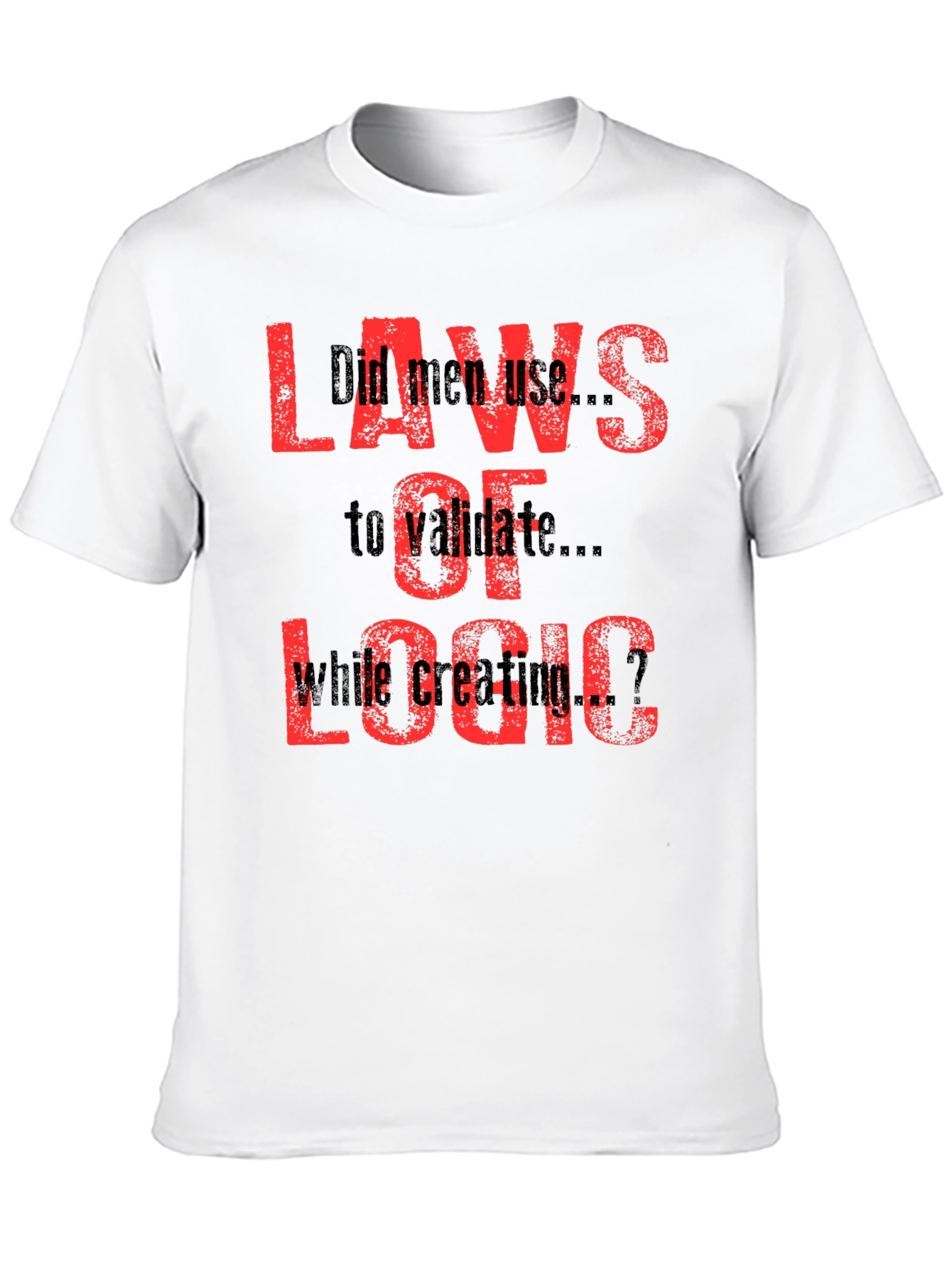 Laws Of Logic Black T-Shirt