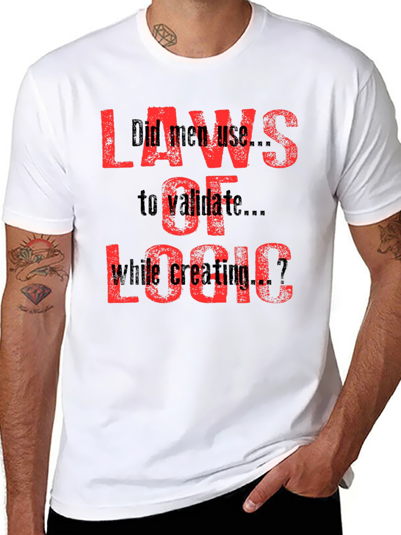 Laws Of Logic Black T-Shirt