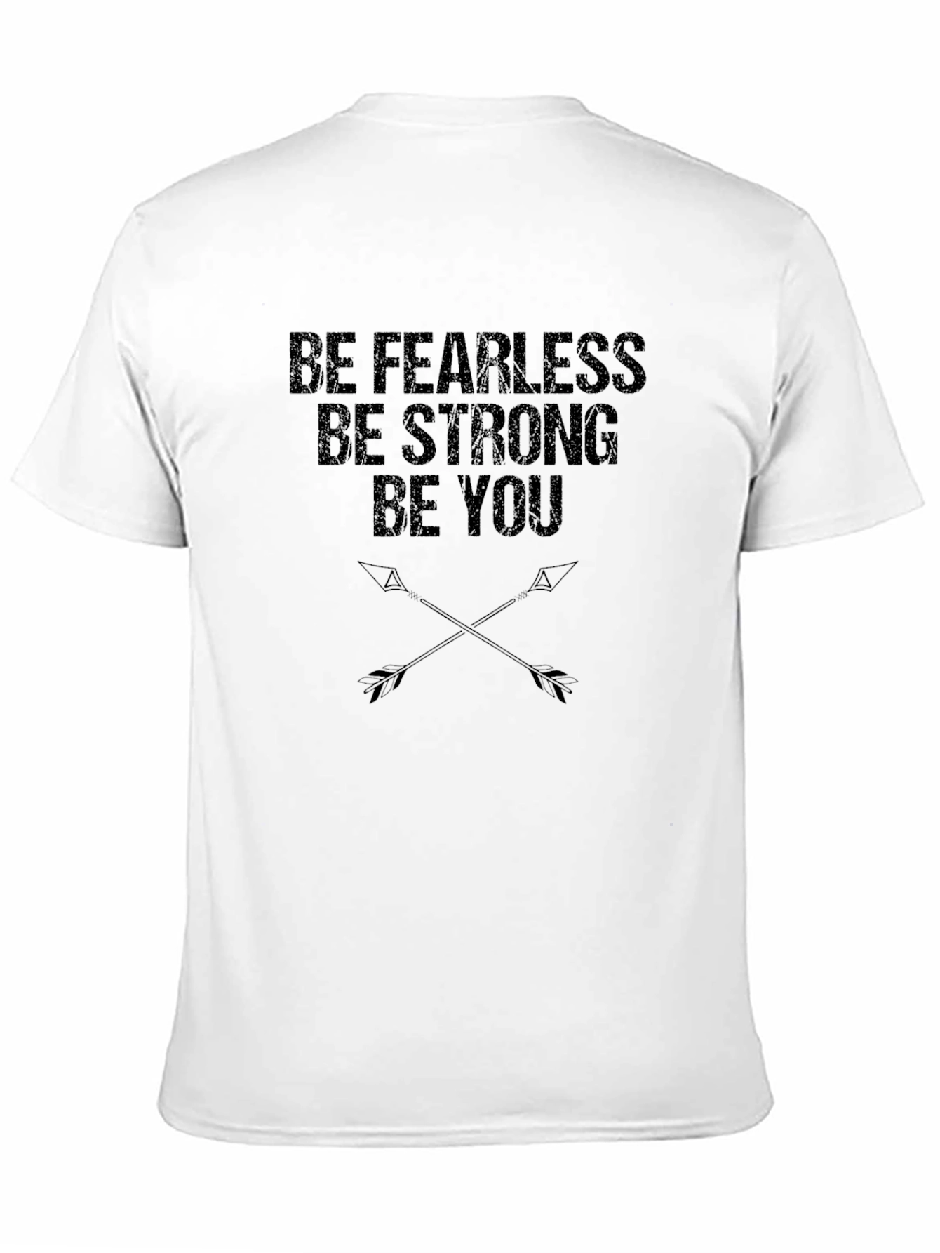 Be Fearless Graphic Tee - Mens Black T-Shirt