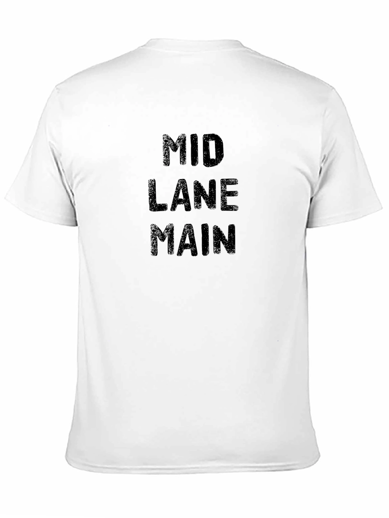 Mid Lane Main Black Graphic Tee