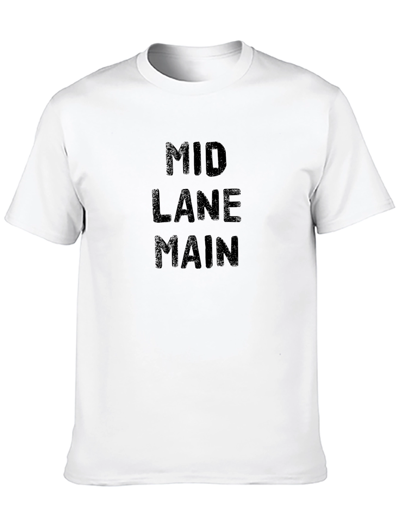 Mid Lane Main Black Graphic Tee