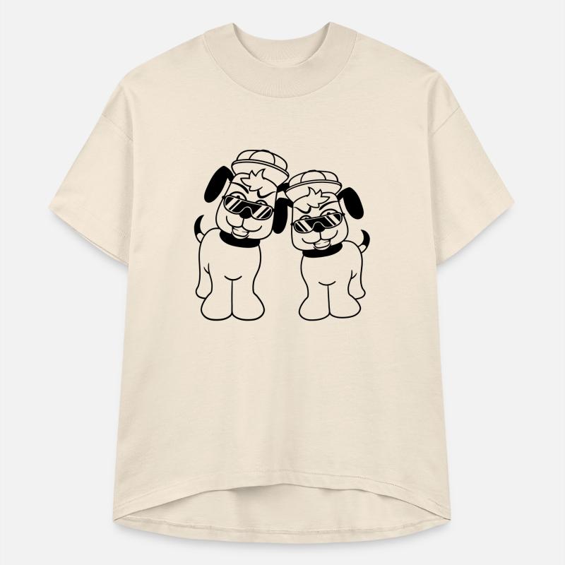 2 DJ Dogs Sunglasses Teenager Cap Cappy Team Crew