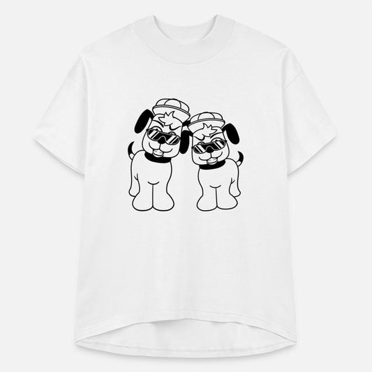 2 DJ Dogs Sunglasses Teenager Cap Cappy Team Crew