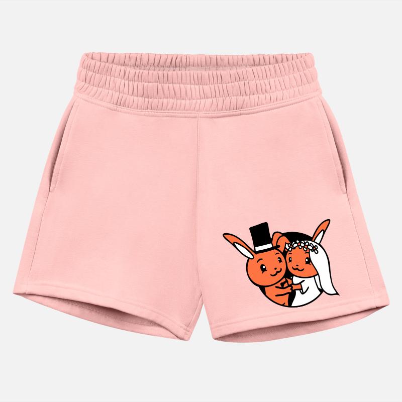 2 Rabbits Wedding Marriage Groom Bride Two Engaged