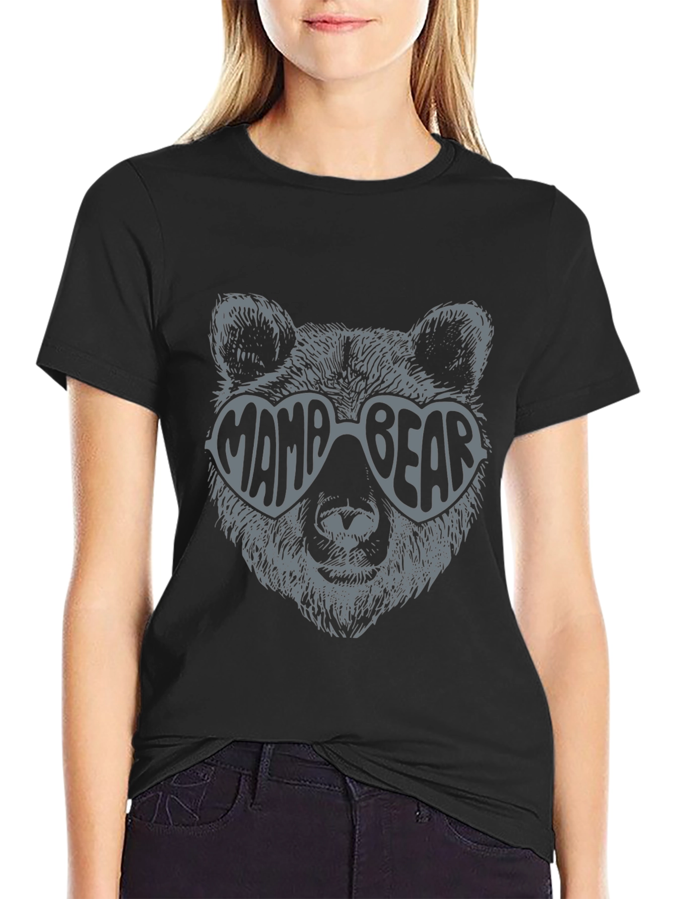 Mama Bear Graphic T-Shirt - Trendy Mothers Day Tee