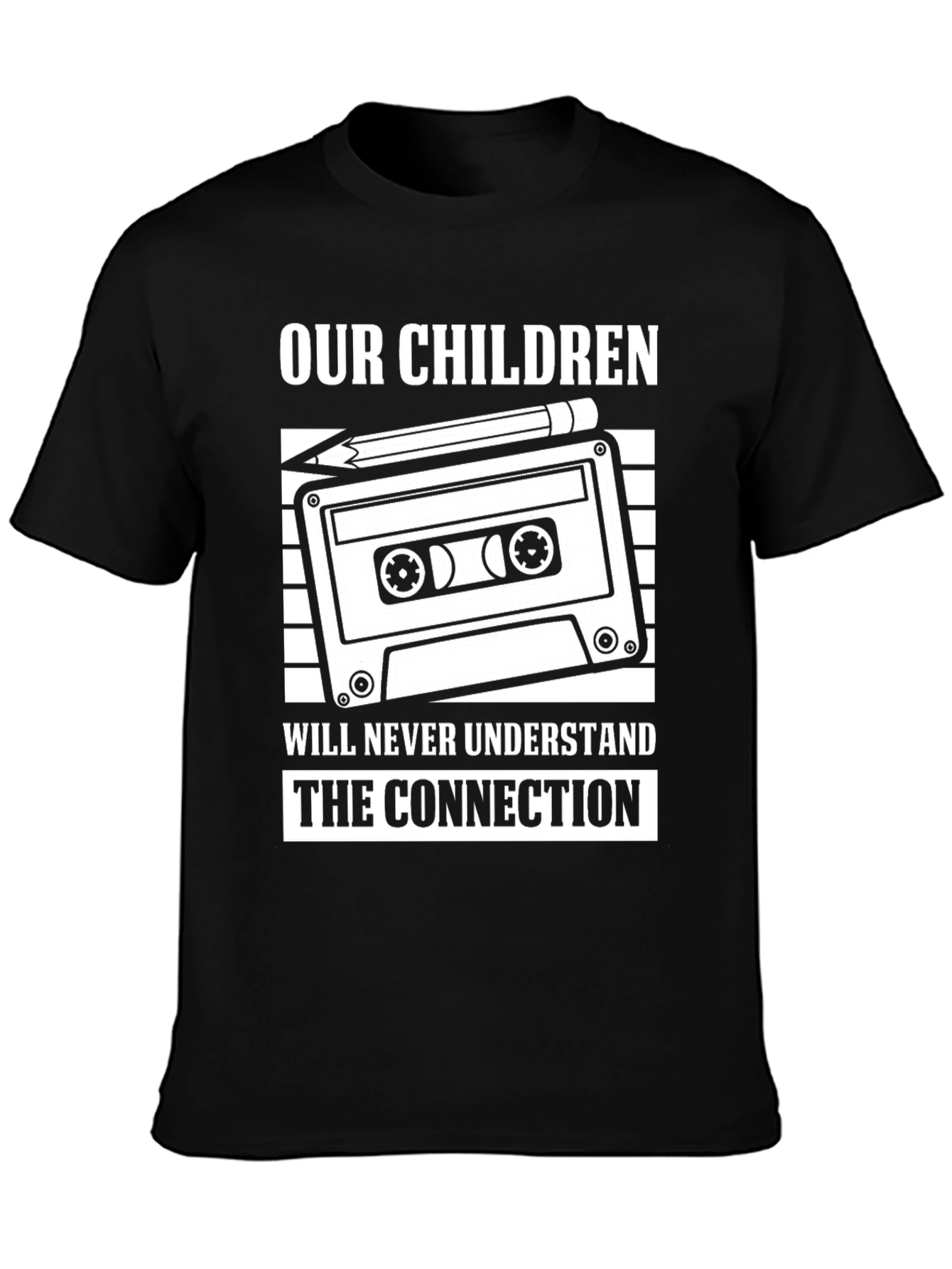 Our Children Cassette Tape T-Shirt Retro Music Lover Gift