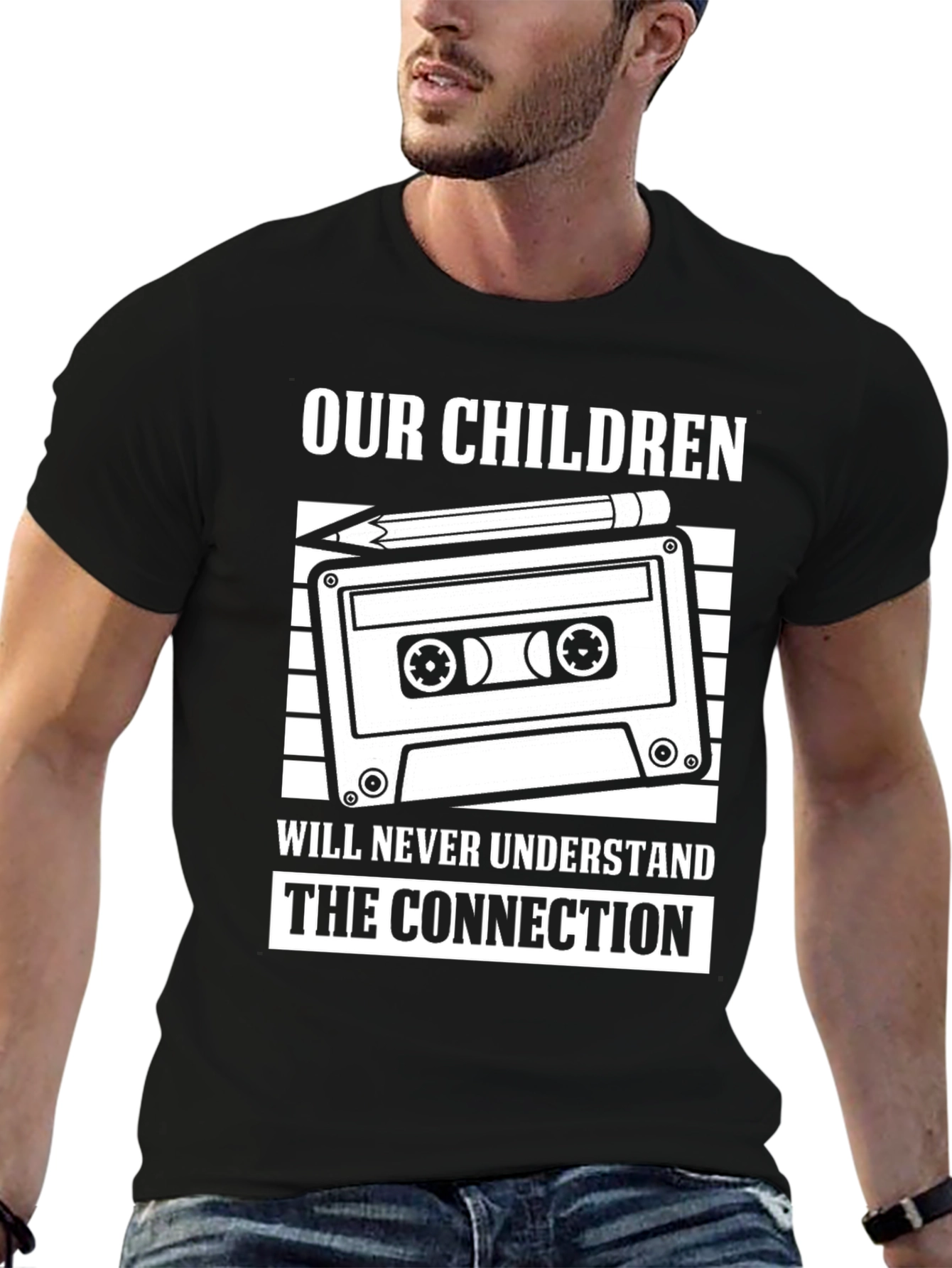 Our Children Cassette Tape T-Shirt Retro Music Lover Gift