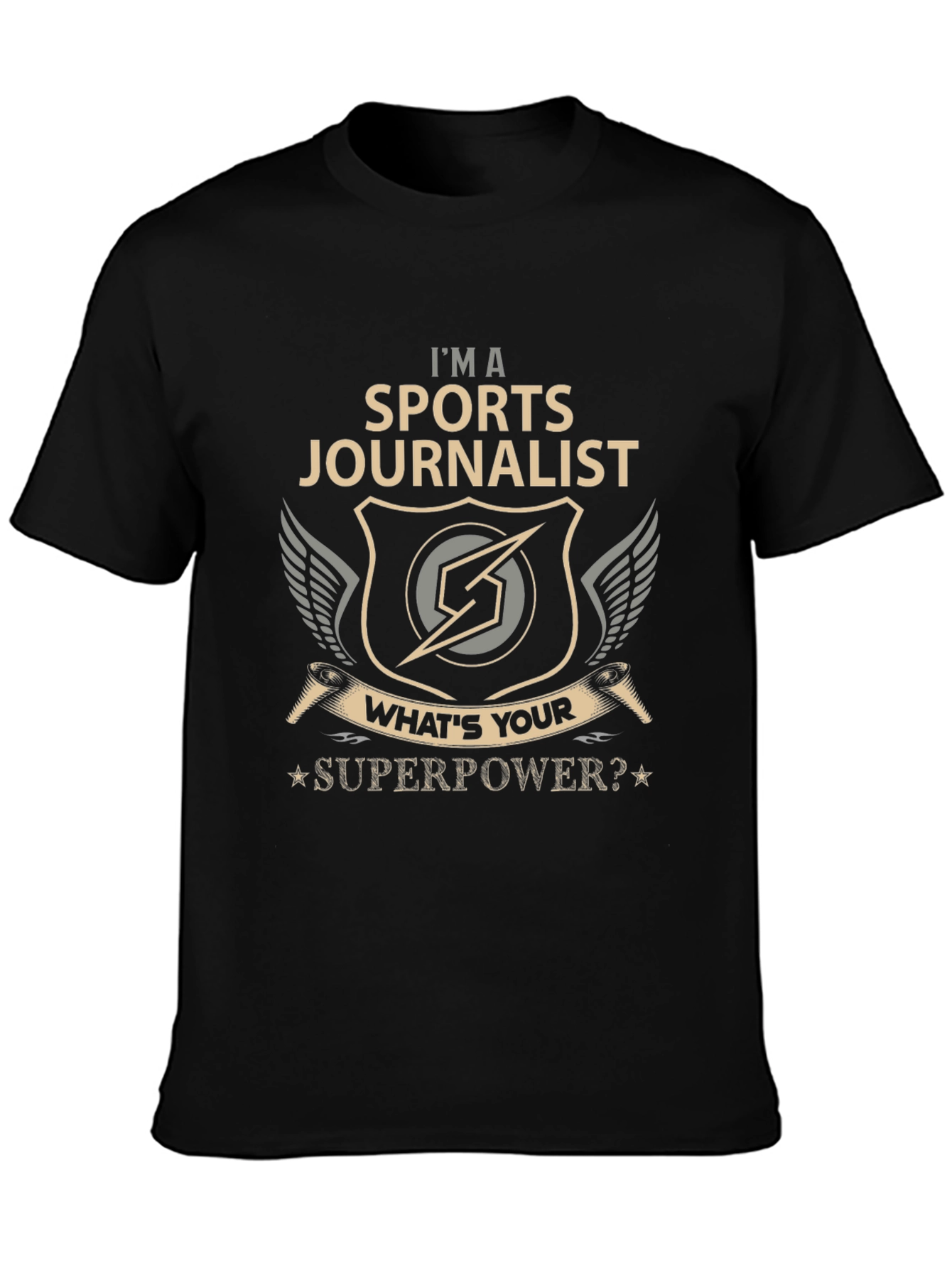 Sports Journalist Superpower T-Shirt