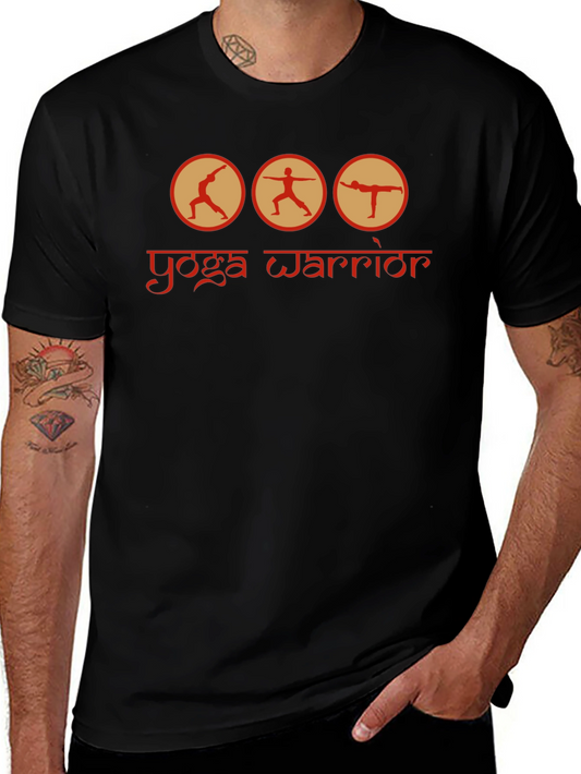 Yoga Warrior Graphic T-Shirt - Soft Cotton Blend