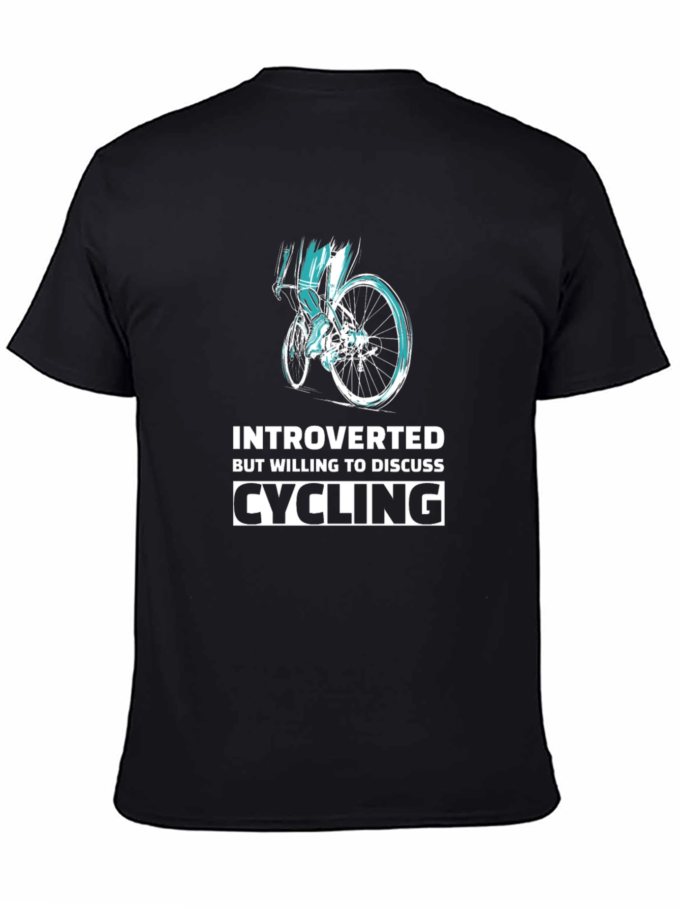 Introverted Cycling Graphic T-Shirt