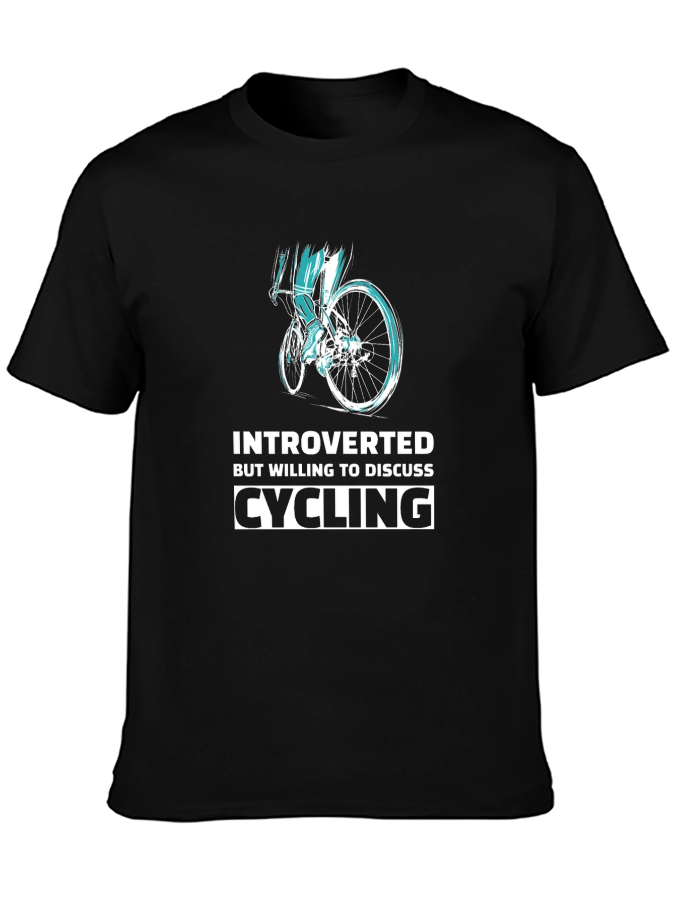 Introverted Cycling Graphic T-Shirt