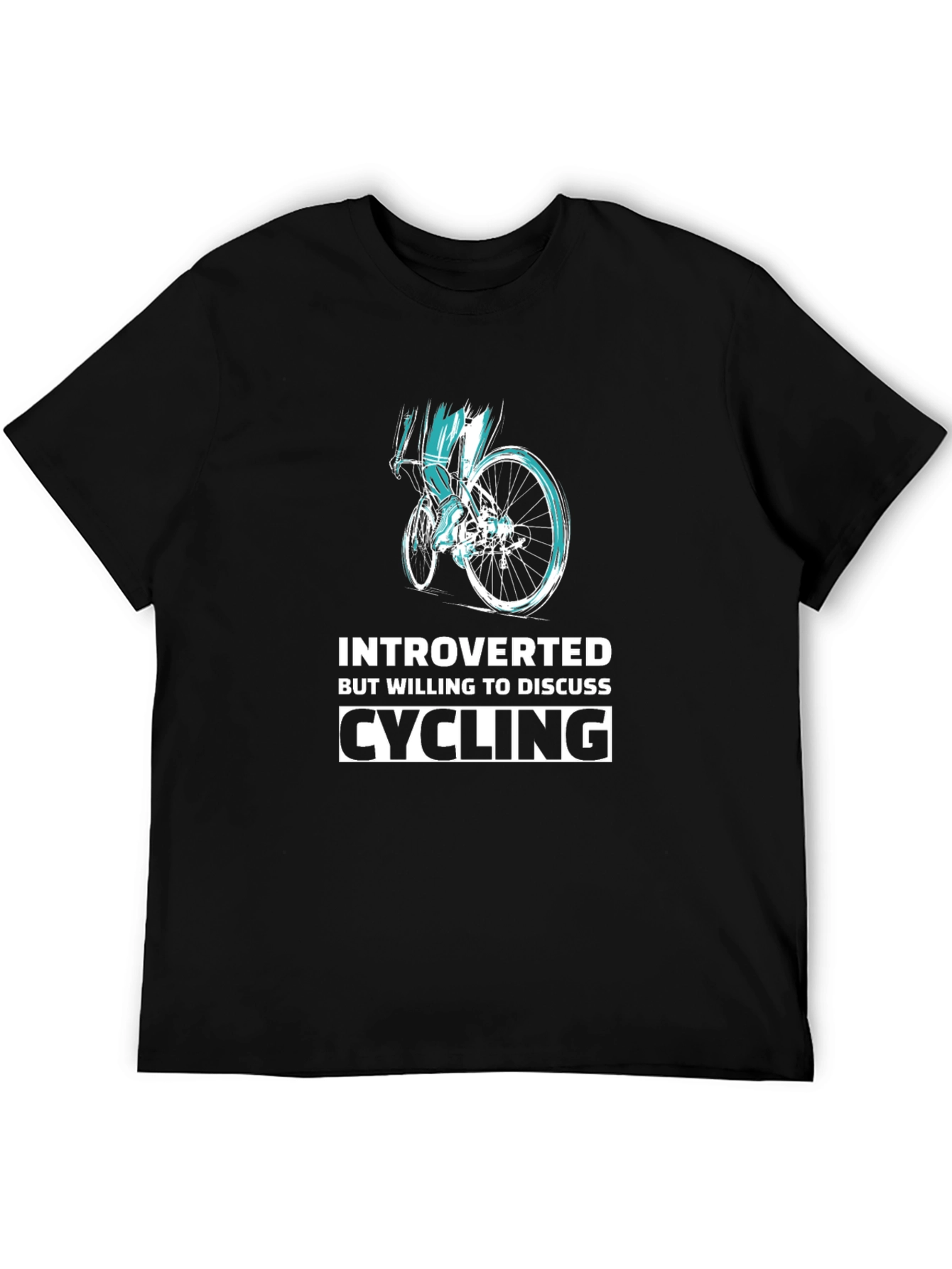Introverted Cycling Graphic T-Shirt