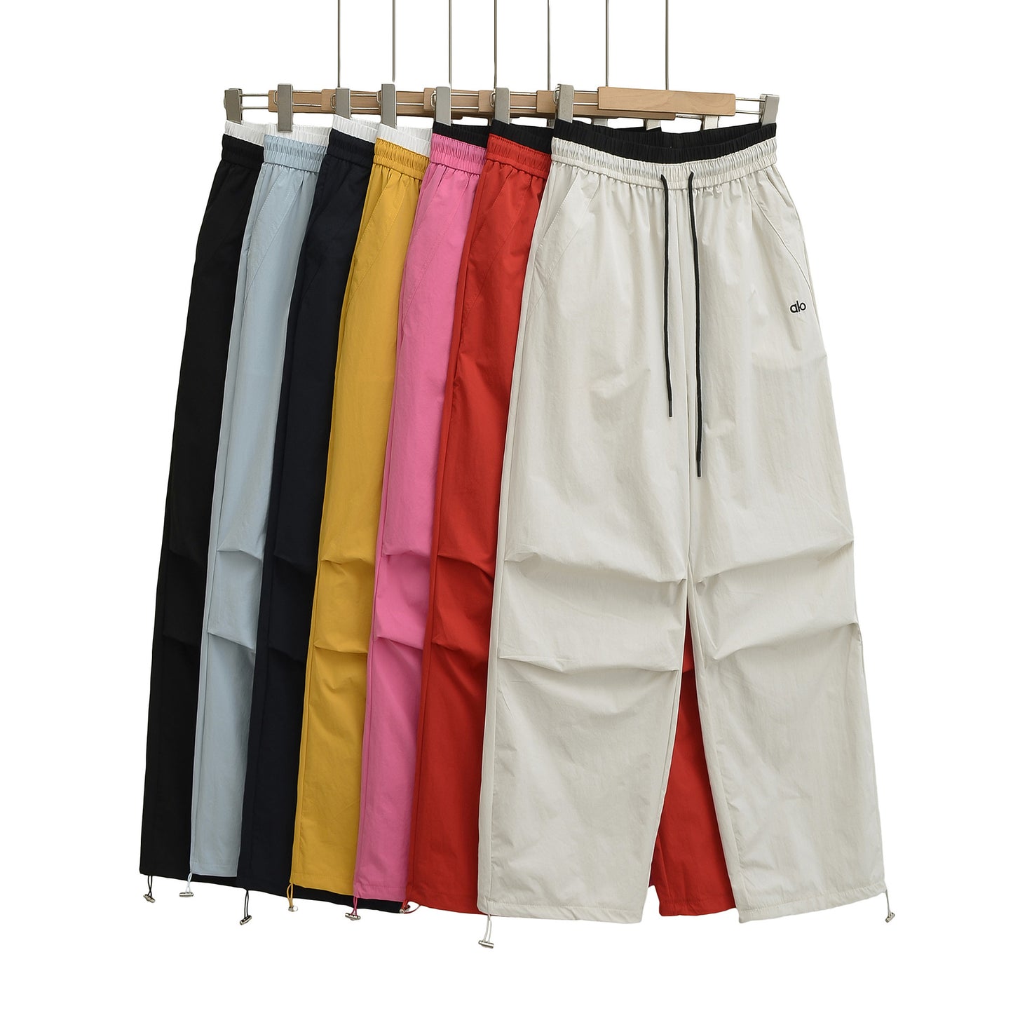 Side zipper paratrooper quick drying pants for women