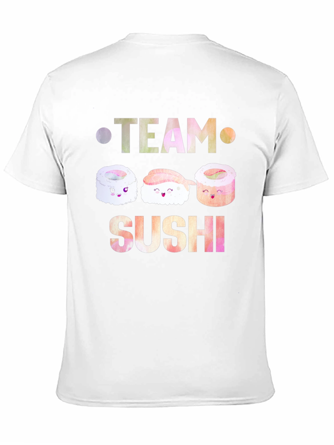 Team Sushi Graphic Tee - Unisex Black T-Shirt