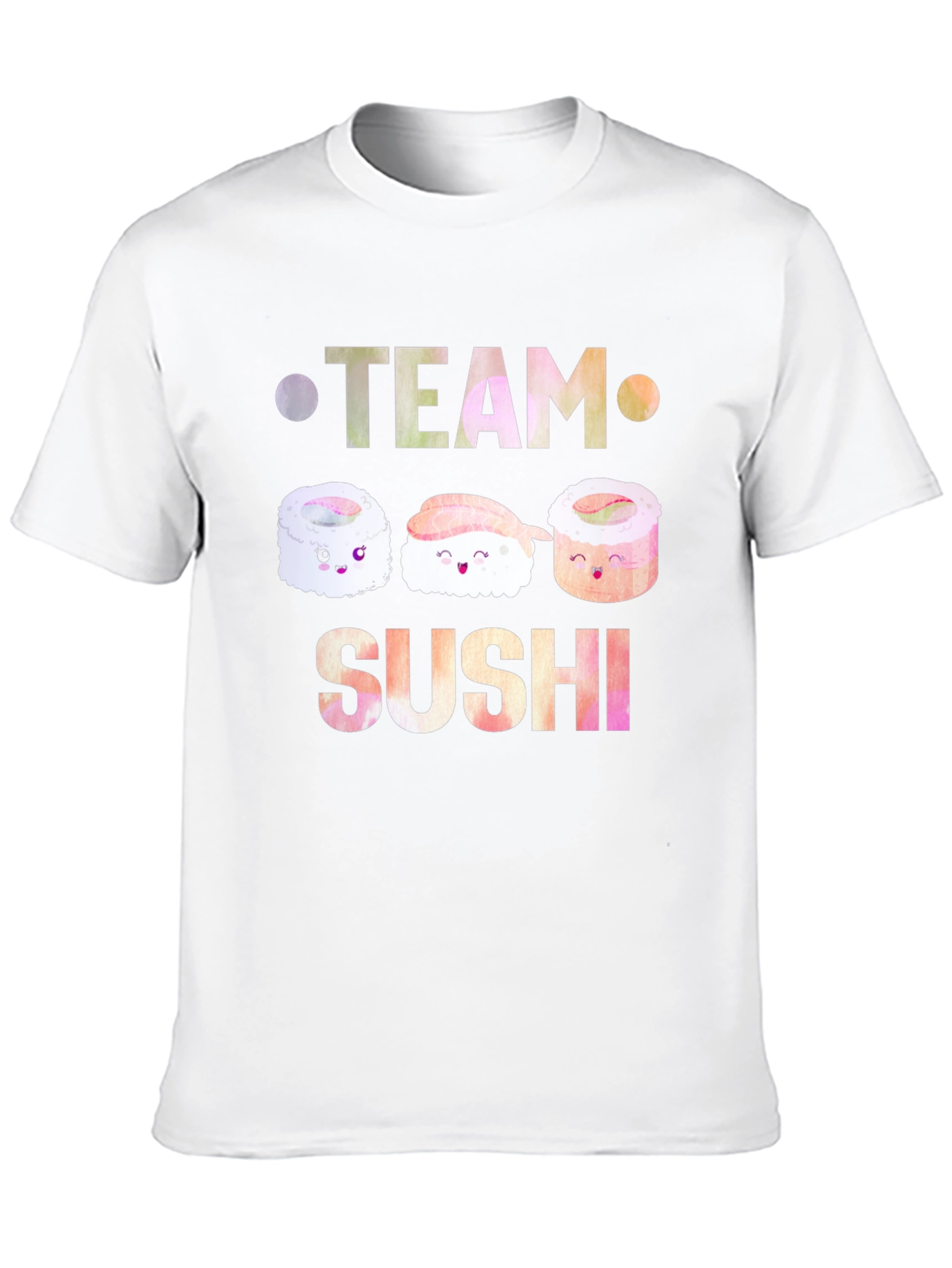 Team Sushi Graphic Tee - Unisex Black T-Shirt