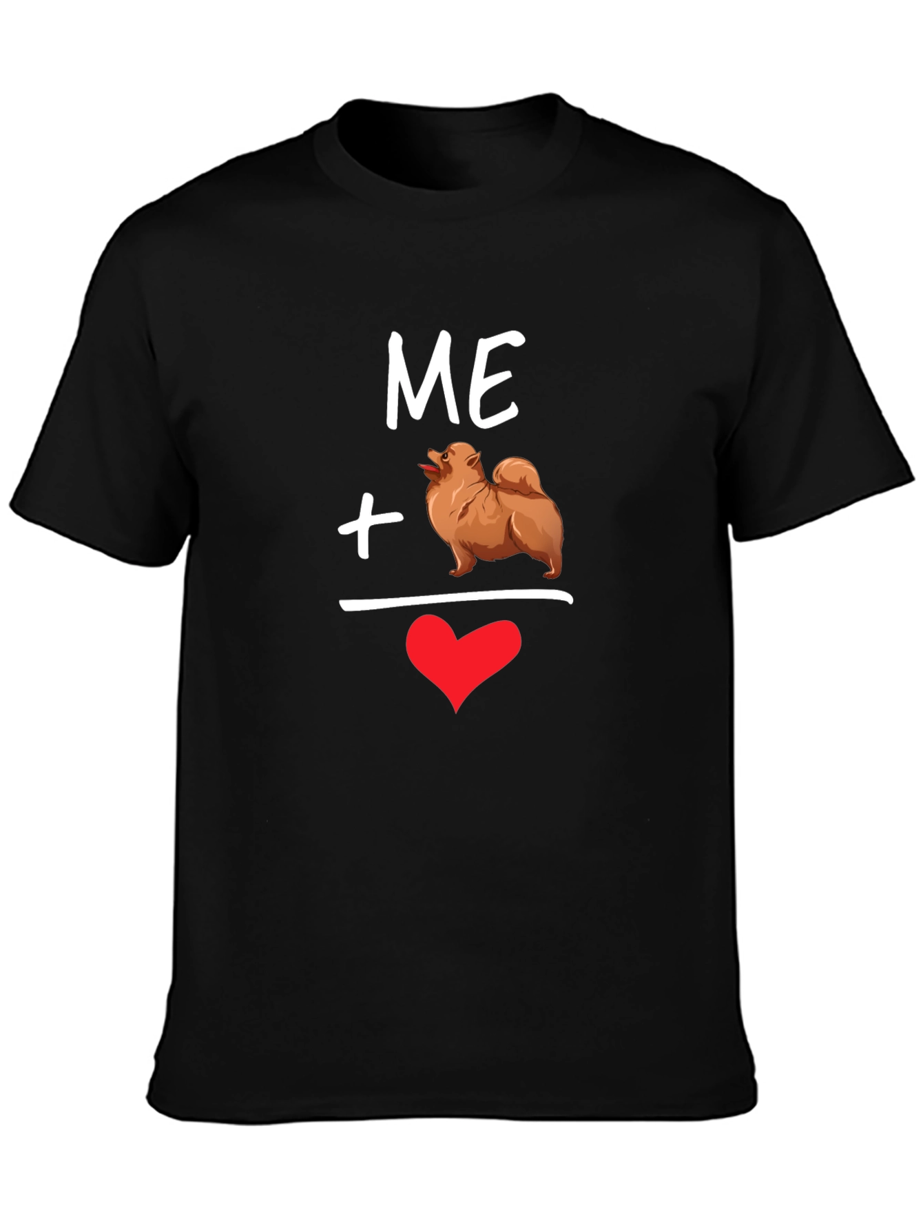 Me + My Pomeranian Heart T-Shirt – Cute Dog Lover Graphic Tee Gift