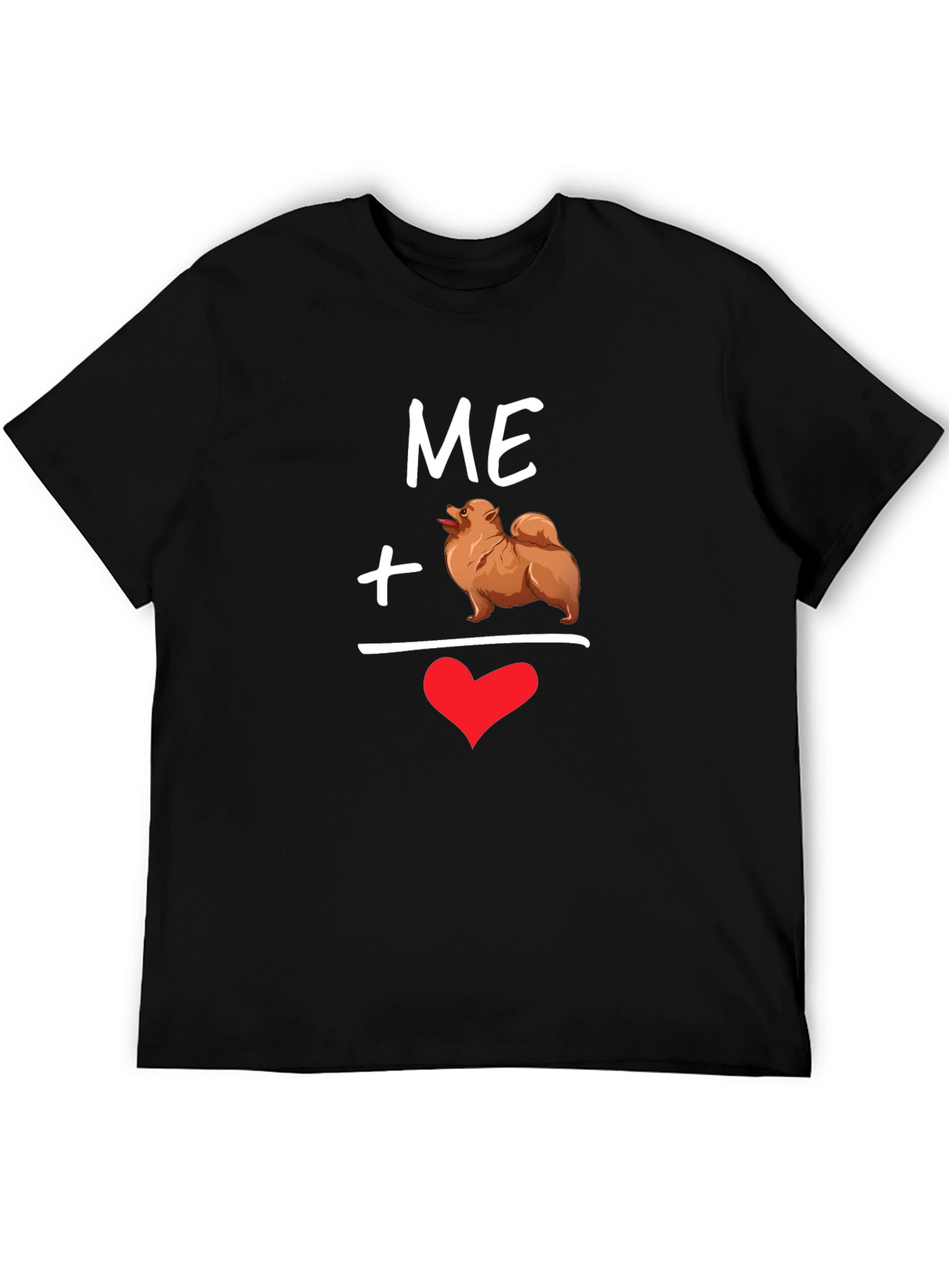 Me + My Pomeranian Heart T-Shirt – Cute Dog Lover Graphic Tee Gift