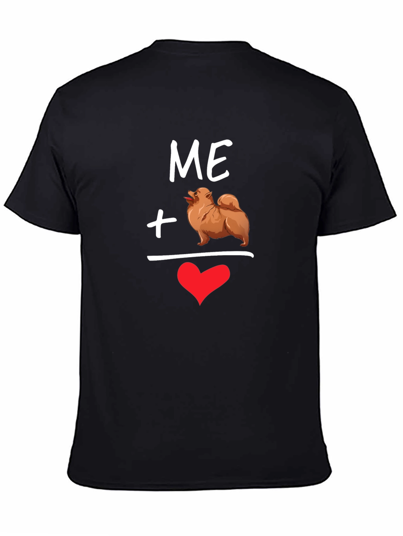 Me + My Pomeranian Heart T-Shirt – Cute Dog Lover Graphic Tee Gift
