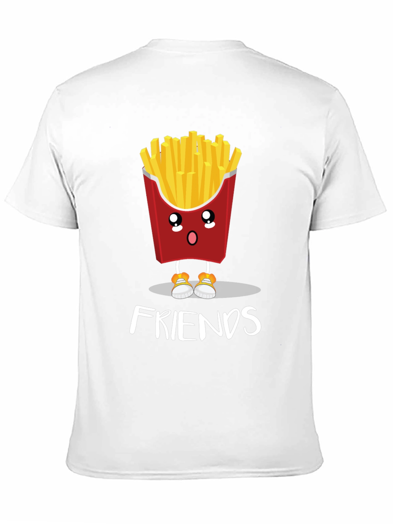 Cute Cartoon Fries Best Friends T-Shirt