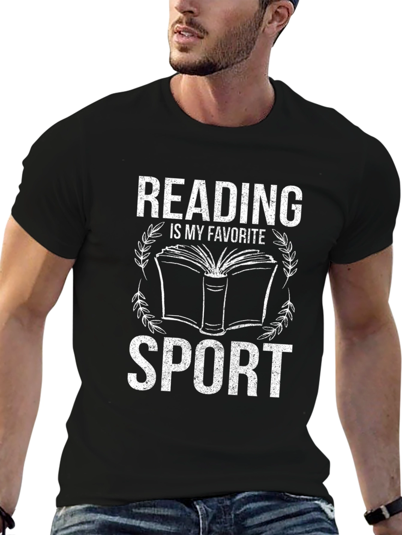 Reading is My Favorite Sport Graphic Tee