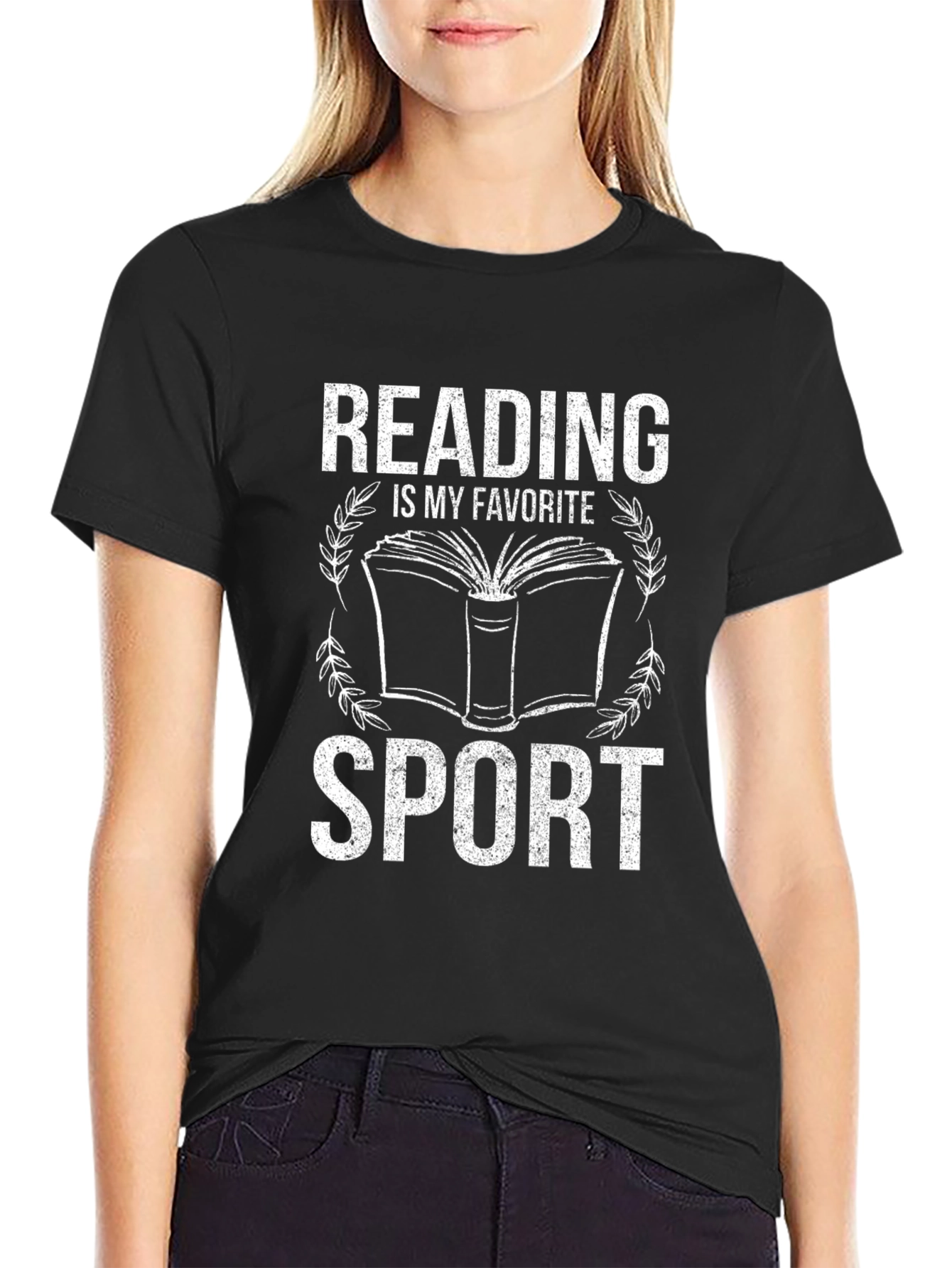 Reading is My Favorite Sport Graphic Tee