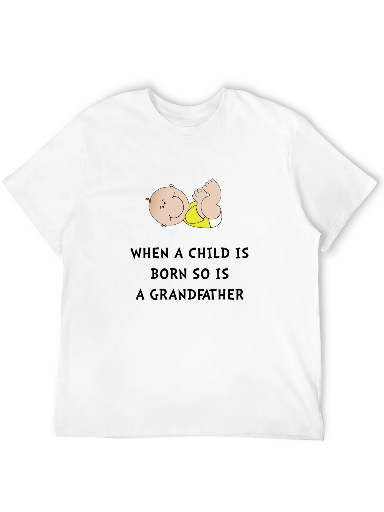 Grandfather T-Shirt - Baby Graphic Novelty Tee