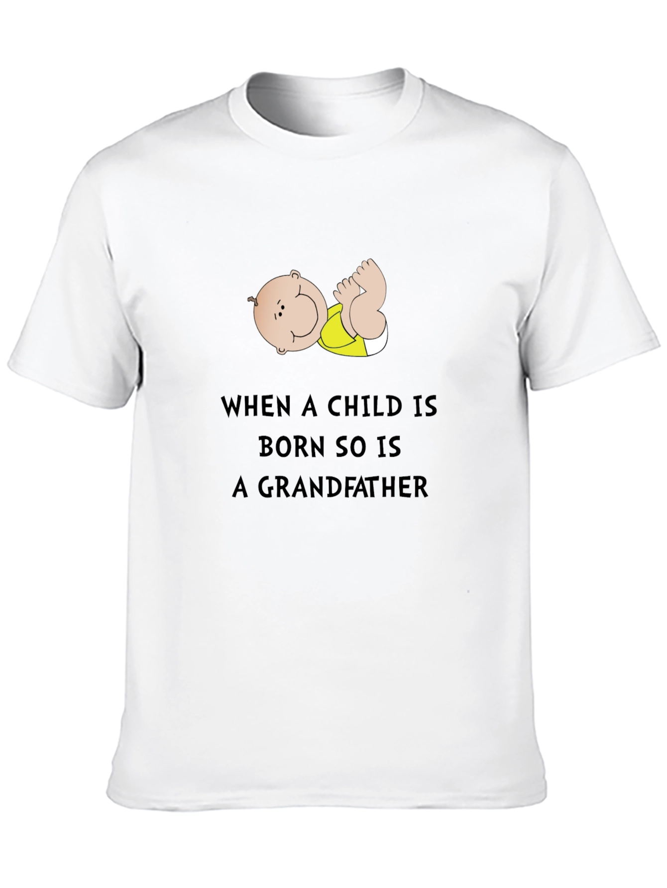 Grandfather T-Shirt - Baby Graphic Novelty Tee