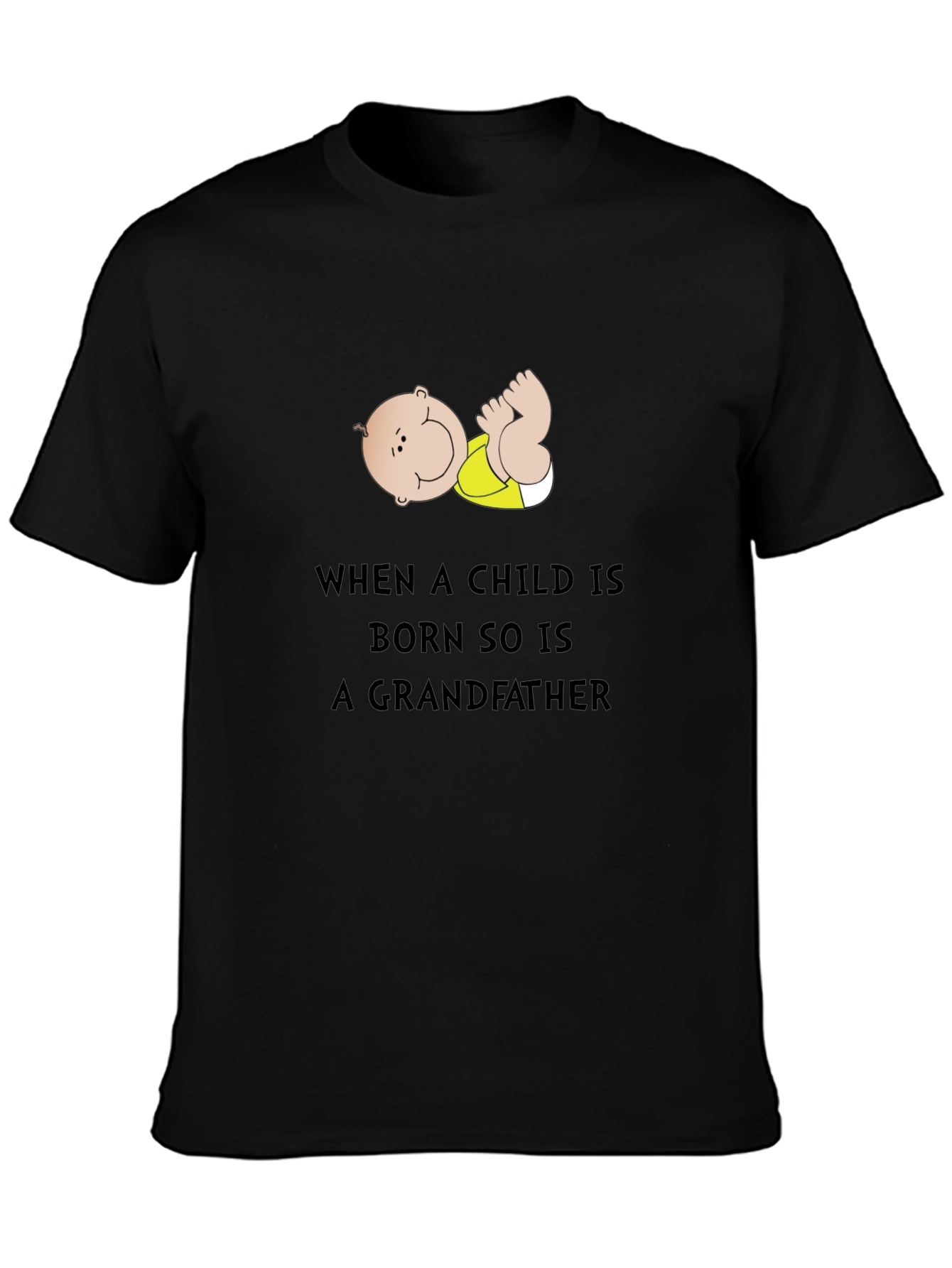 Grandfather T-Shirt - Baby Graphic Novelty Tee