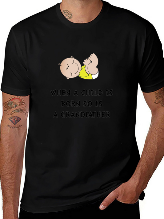 Grandfather T-Shirt - Baby Graphic Novelty Tee