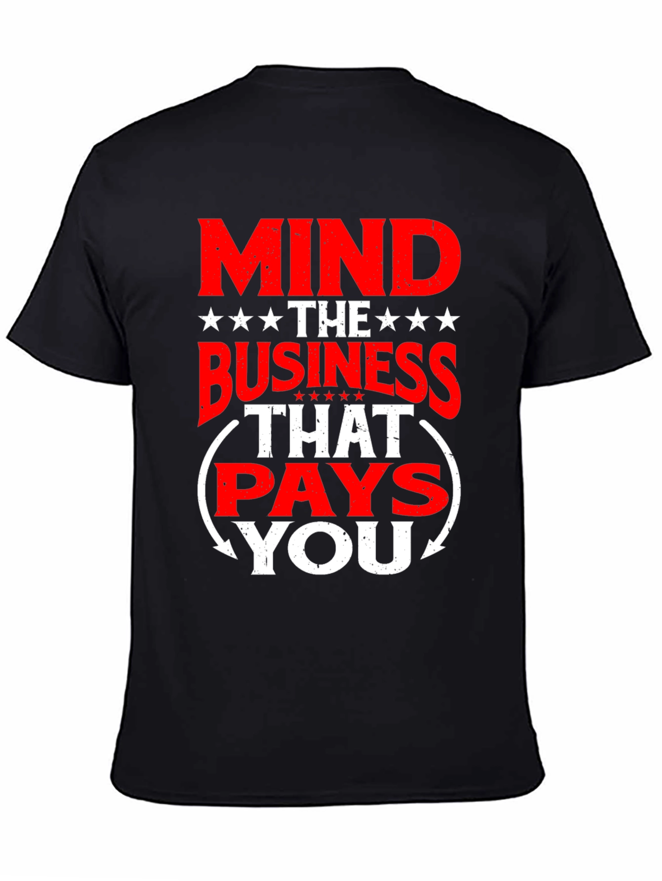 Mind the Business Graphic Tee - Black
