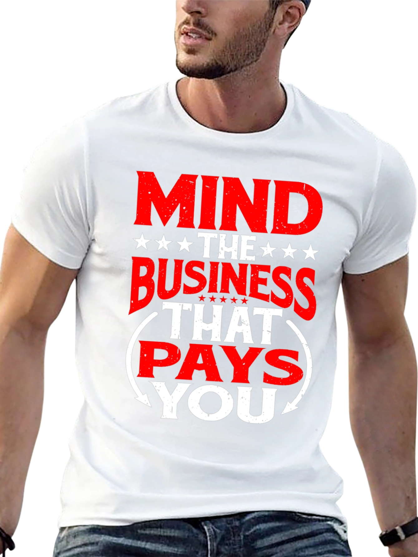 Mind the Business Graphic Tee - Black
