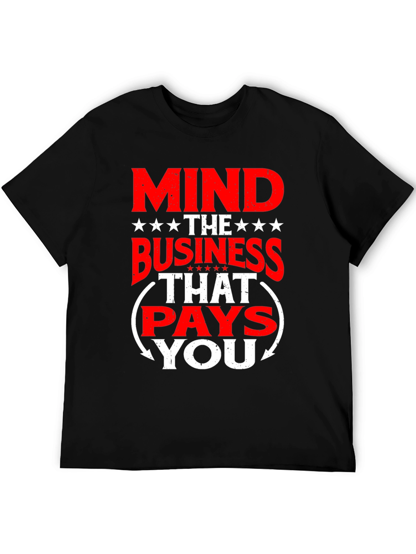 Mind the Business Graphic Tee - Black