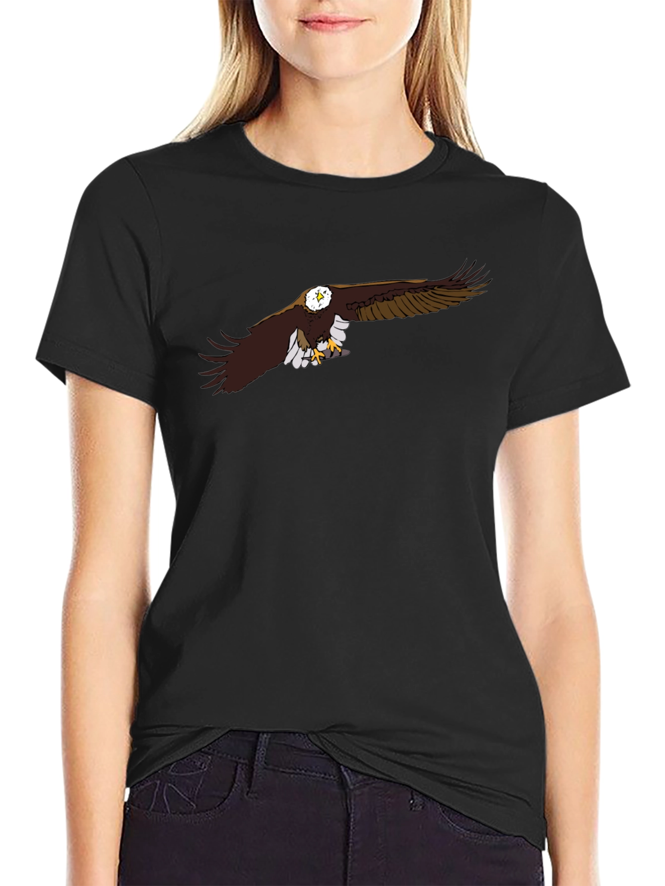 Eagle Graphic Black T-Shirt