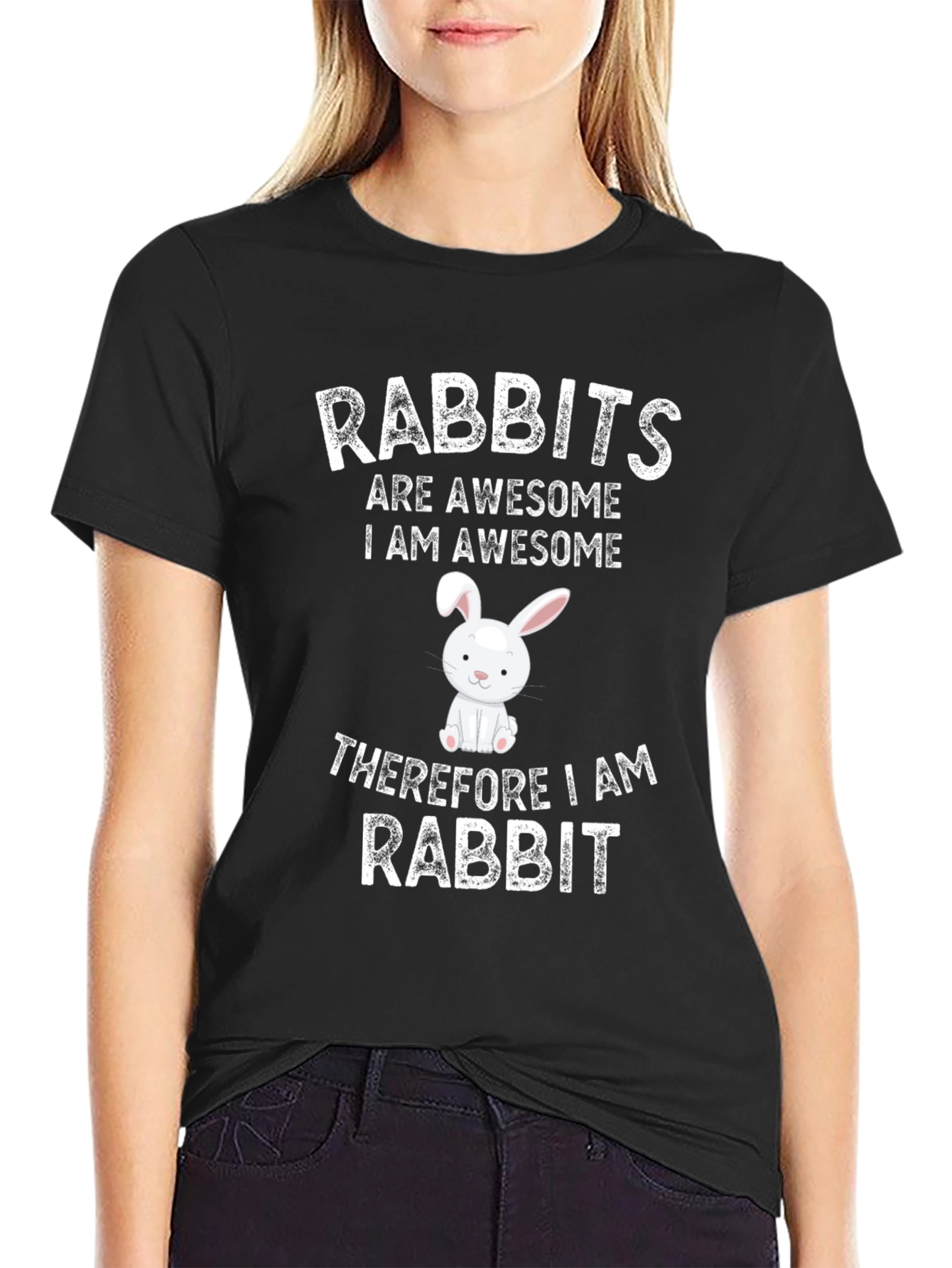 Rabbits Are Awesome Graphic T-Shirt